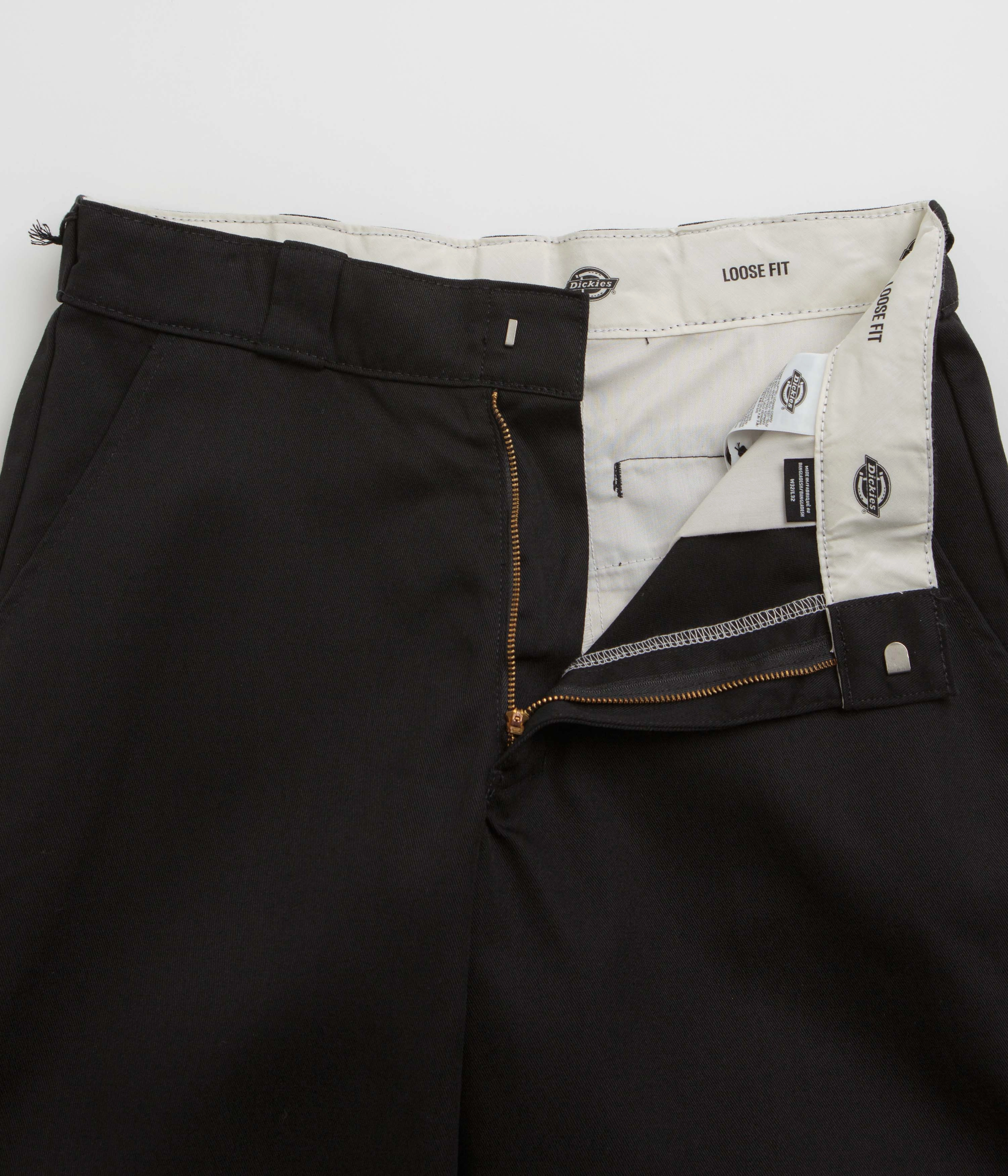 Machine washable Dickies Loose Multi Pocket Work Pants - Black