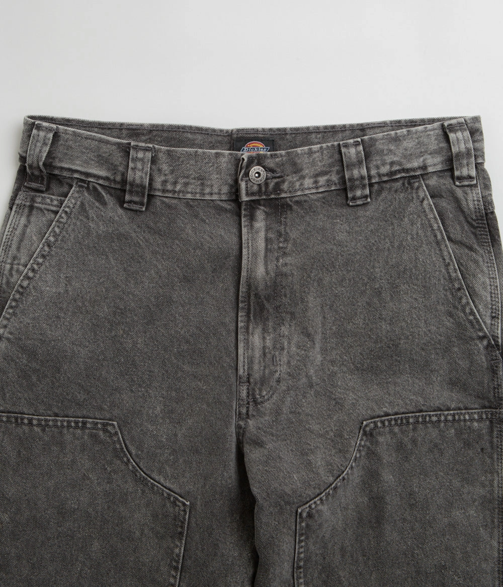 Breathable Performance Wear Quality Material Dickies Madison Double Knee Jeans - Light Grey Wash