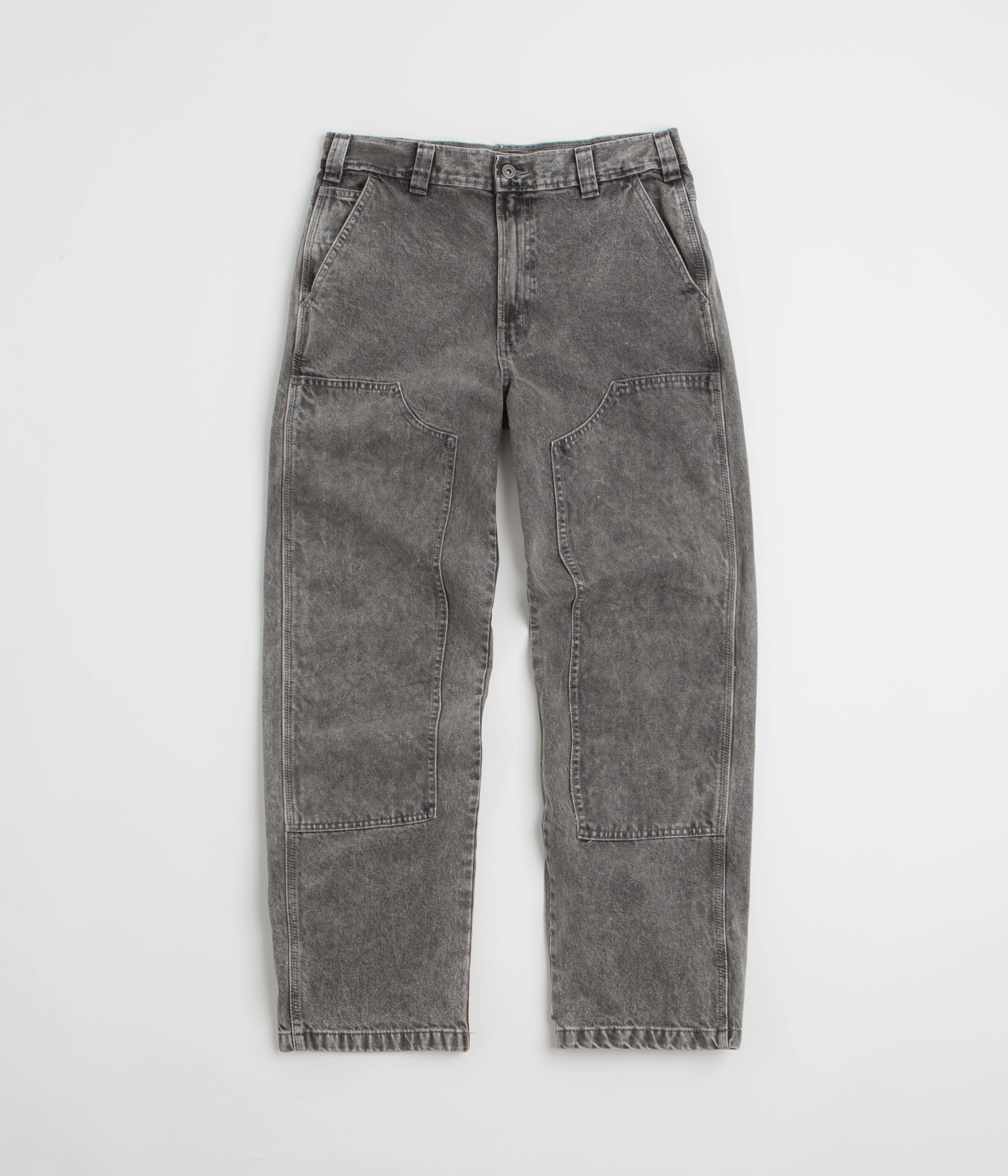 Dickies Madison Double Knee Jeans - Light Grey Wash Easy Care
