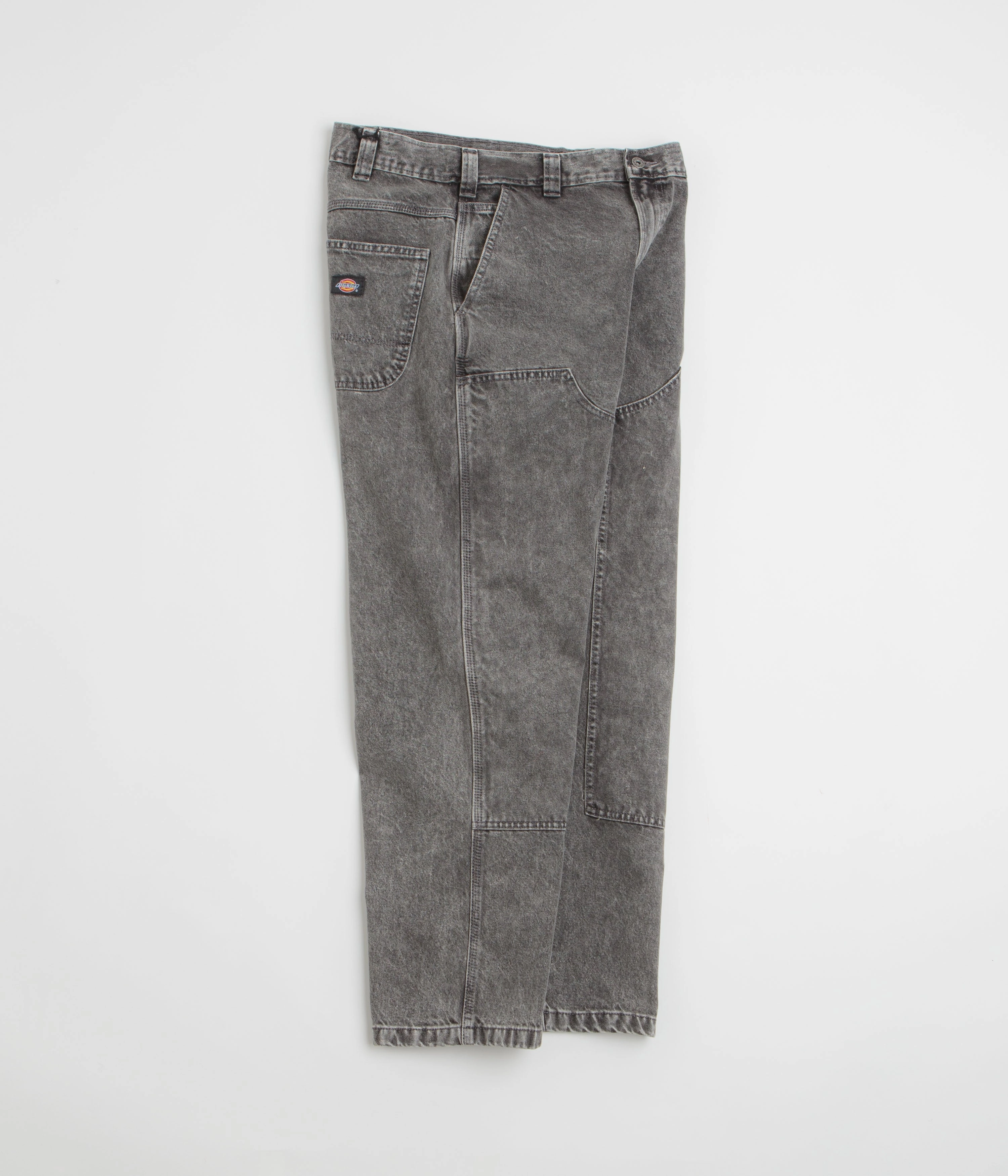Fitted Design Dickies Madison Double Knee Jeans - Light Grey Wash