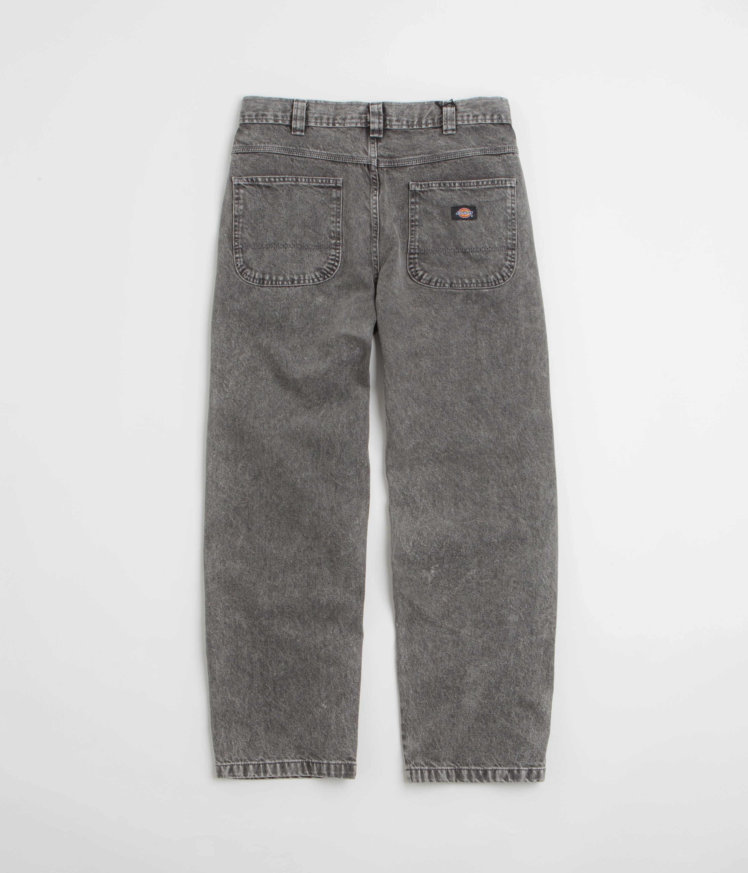 Neutral Style Dickies Madison Double Knee Jeans - Light Grey Wash