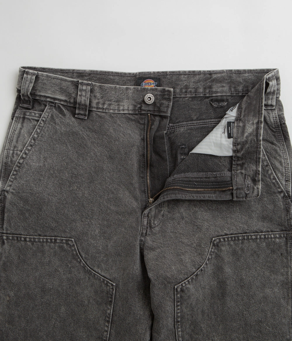 Dickies Madison Double Knee Jeans - Light Grey Wash Sleek Appearance