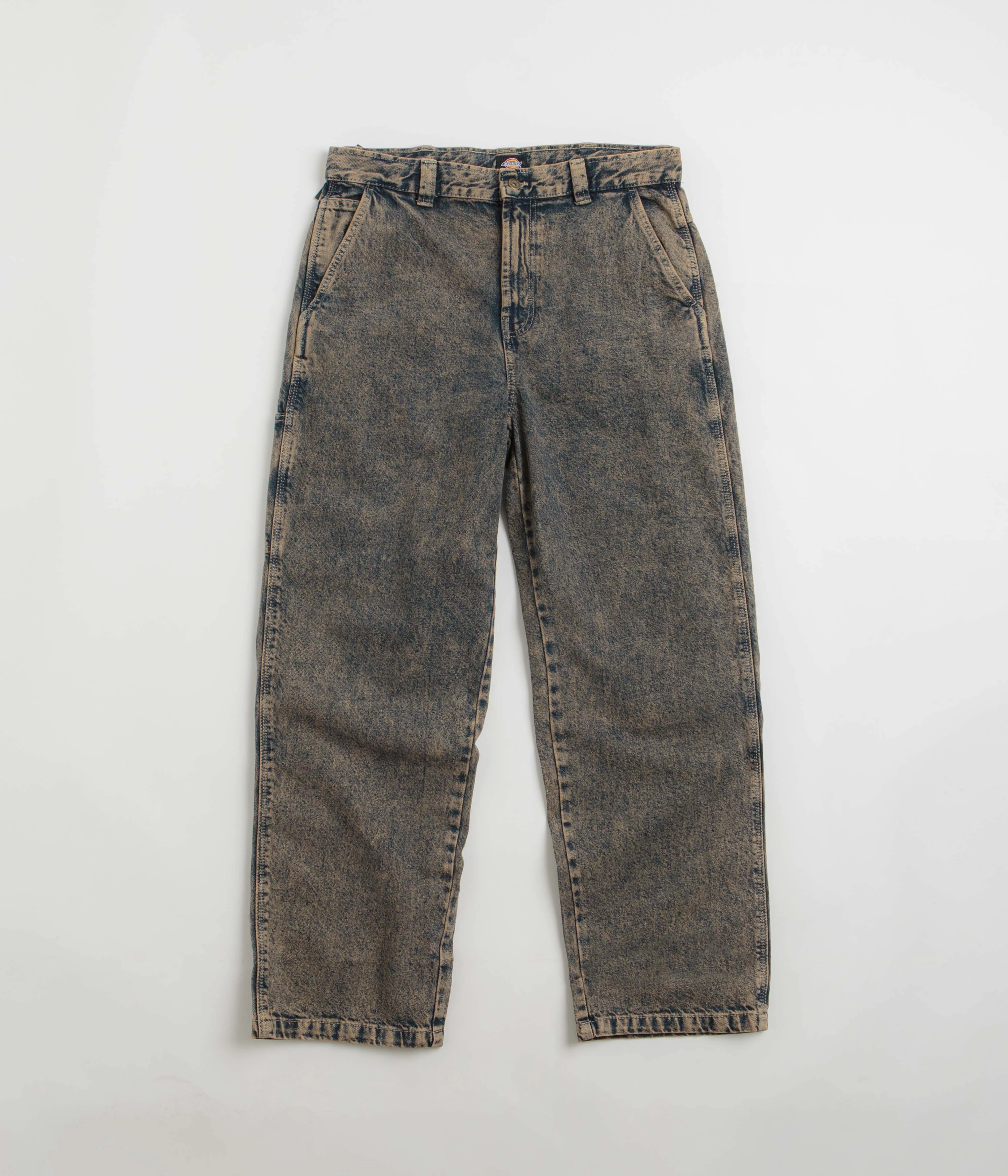 Tear Resistant Weave Dickies Madison Jeans - Overdye Brown Wash