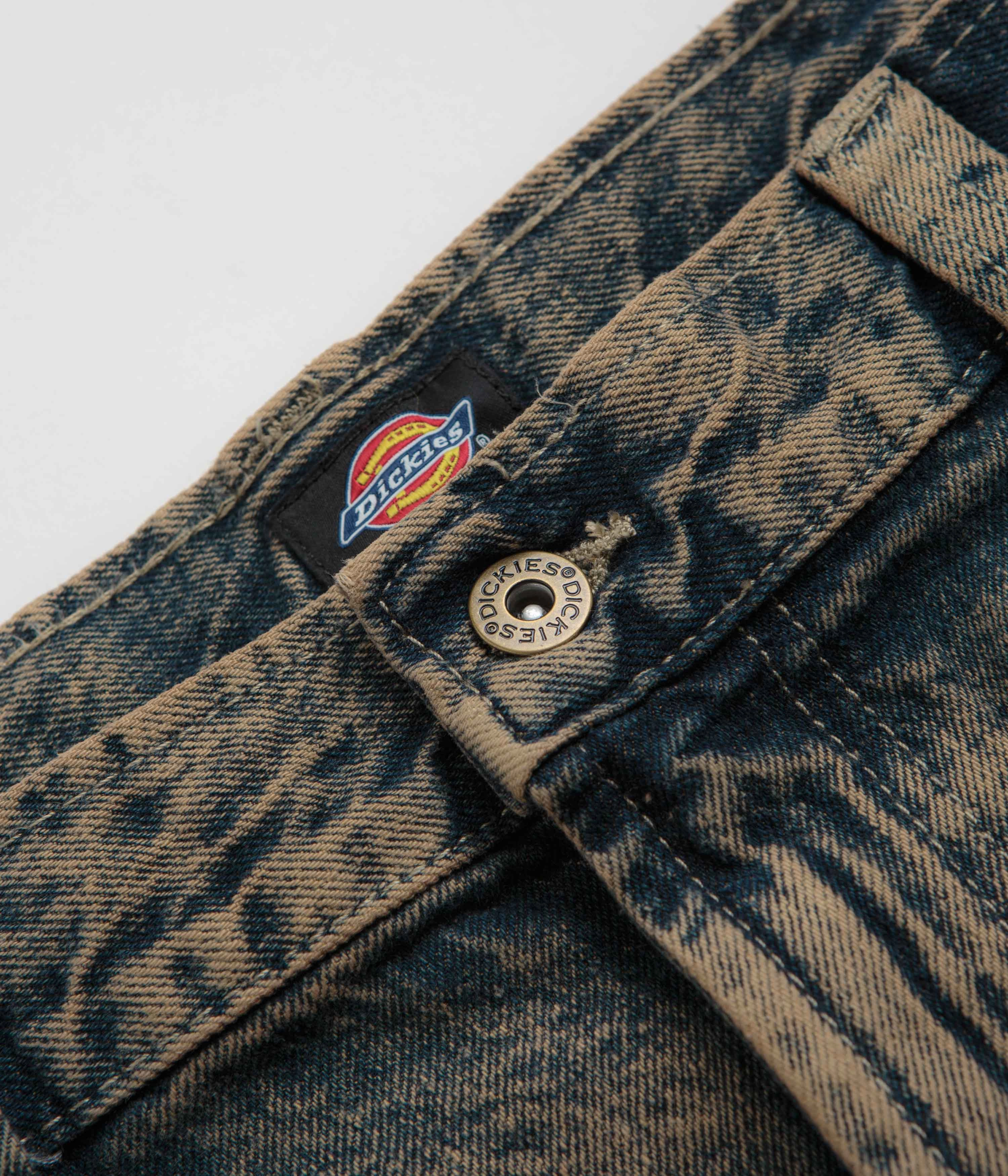 Dickies Madison Jeans - Overdye Brown Wash Tangle Free Cuffs Body Sculpting