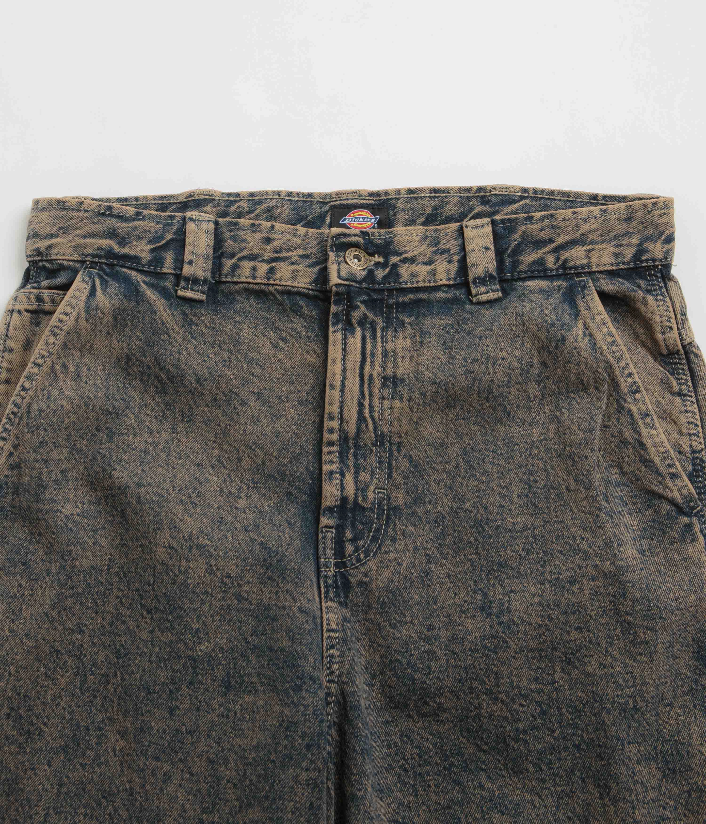 Dickies Madison Jeans - Overdye Brown Wash Recycled fibers Stylish Appearance
