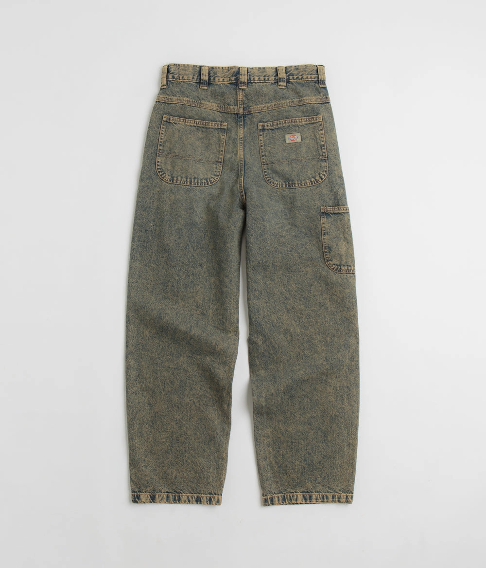 Warm Fit Dickies Madison Jeans - Yellow Fade Indigo