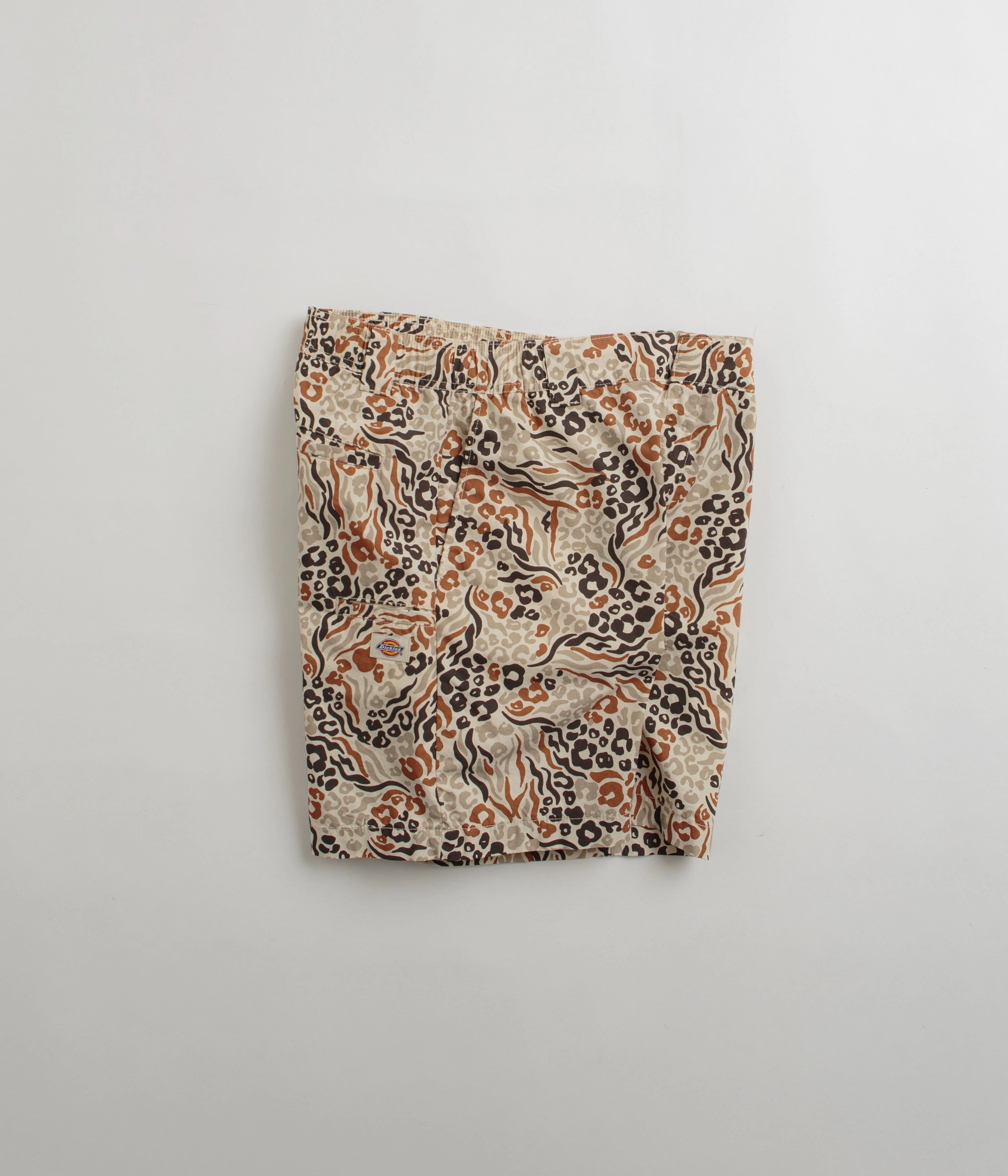 Formal Occasion Travel Flex Dickies Saltville Shorts - White Camo Print