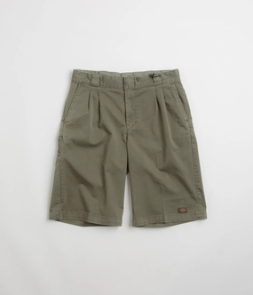 Light Stretch Design Dickies Unionville 13 Inch Work Shorts - Military Green