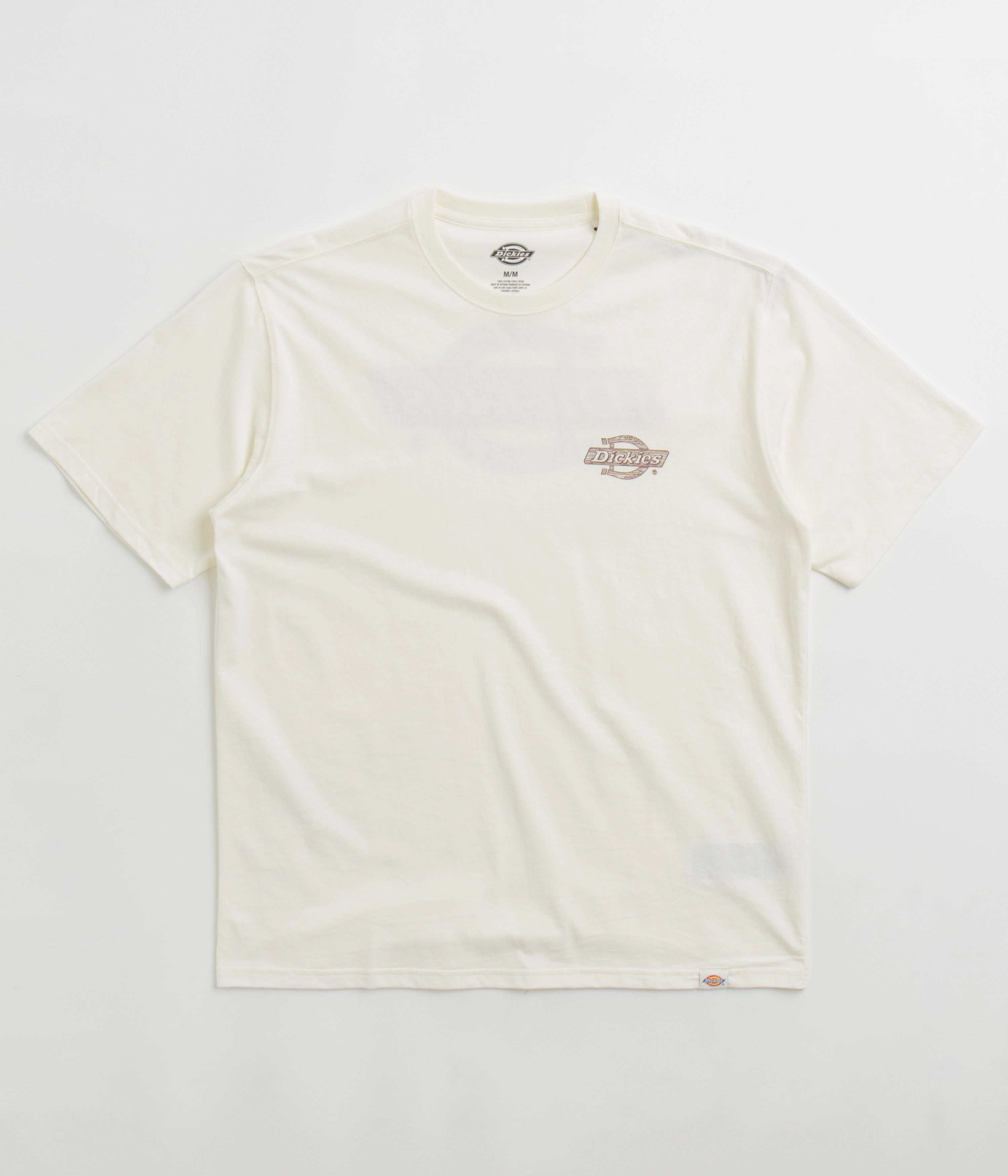 Sustainable Dye Process Perfect for Vacation Dickies Wood Logo T-Shirt - Egret