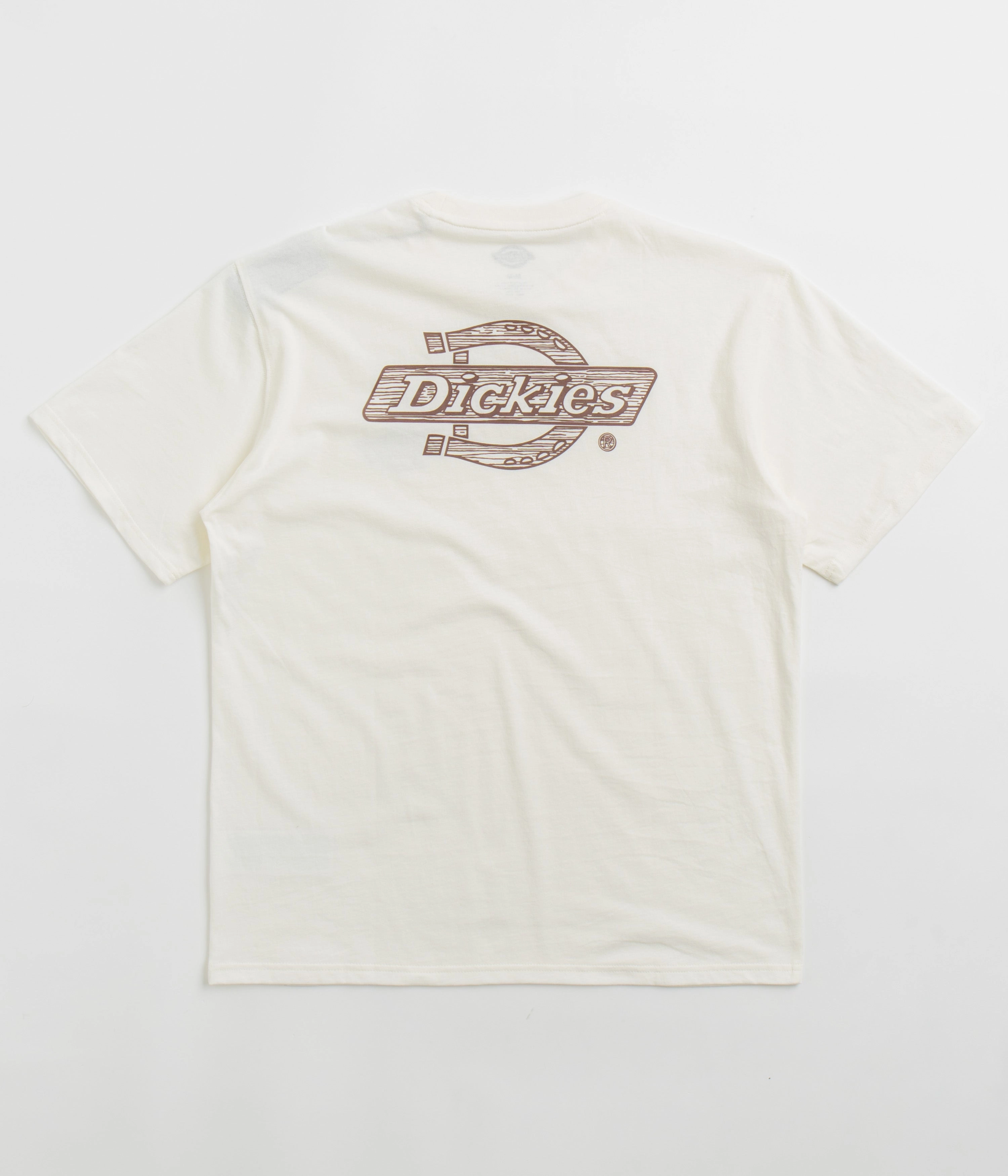 Weekend Style Dickies Wood Logo T-Shirt - Egret