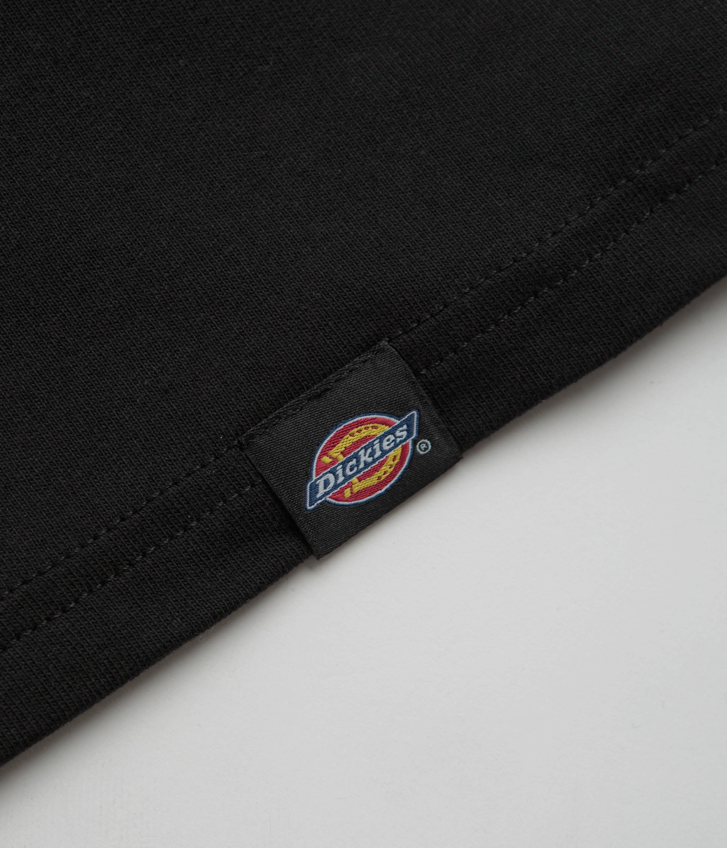 Casual Choice Wear Contrast Inner Binding Dickies Wrench T-Shirt - Black