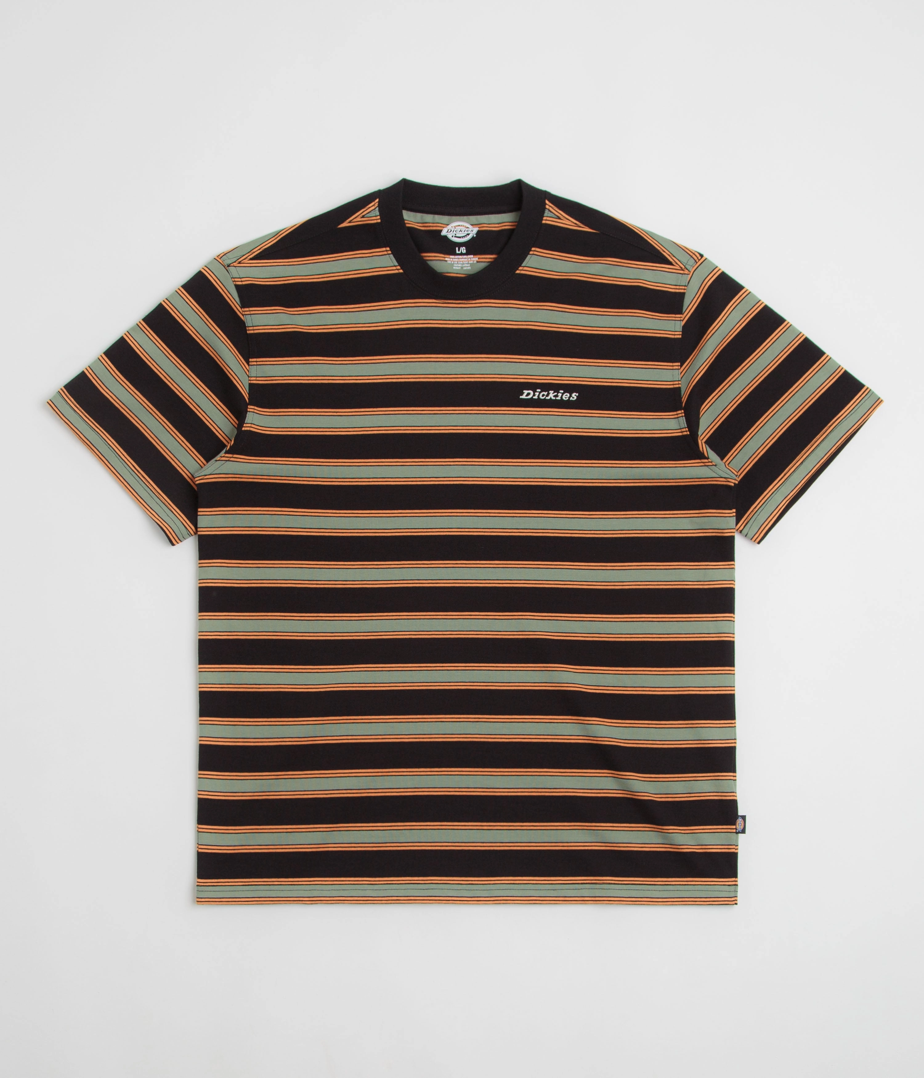 Dickies York Stripe T-Shirt - Black Cashmere combination