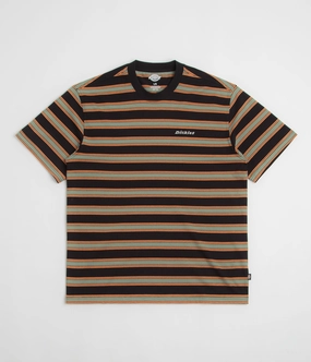 Dickies York Stripe T-Shirt - Black Cashmere combination