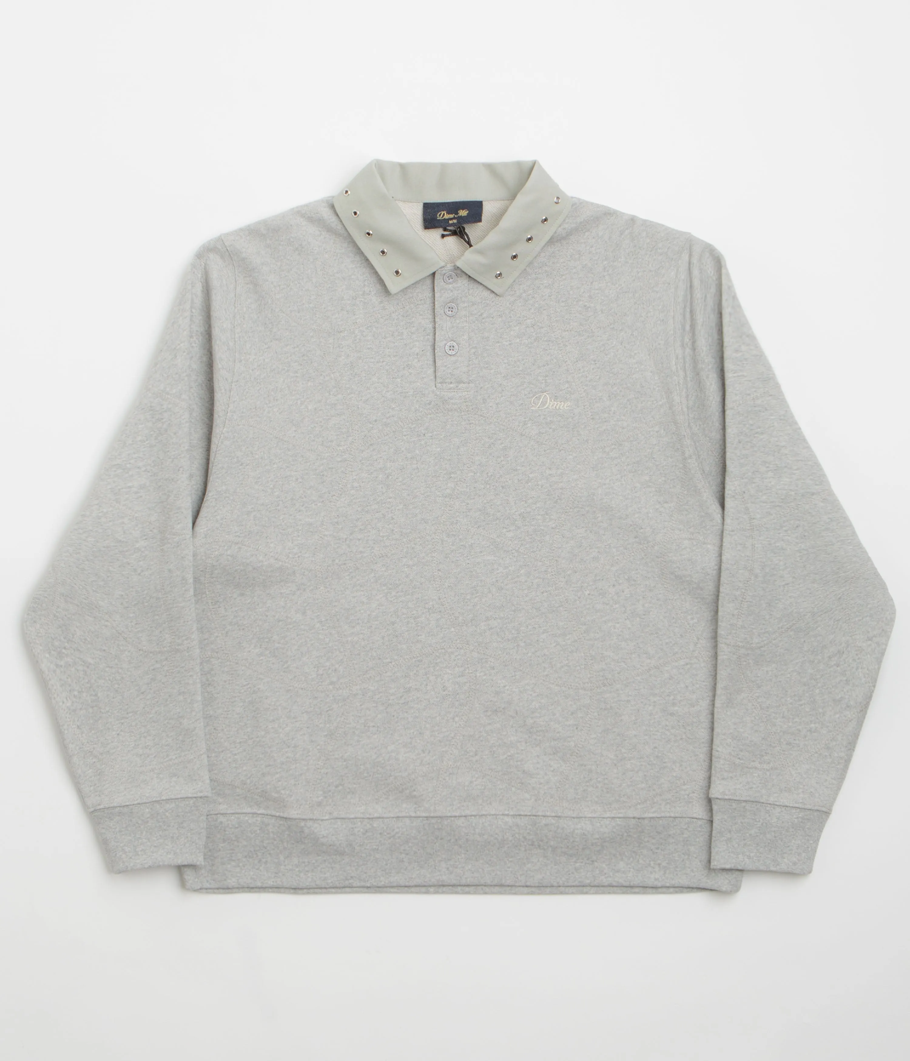 Airflow Ventilation System Dime Wave Rugby Shirt - Heather Grey