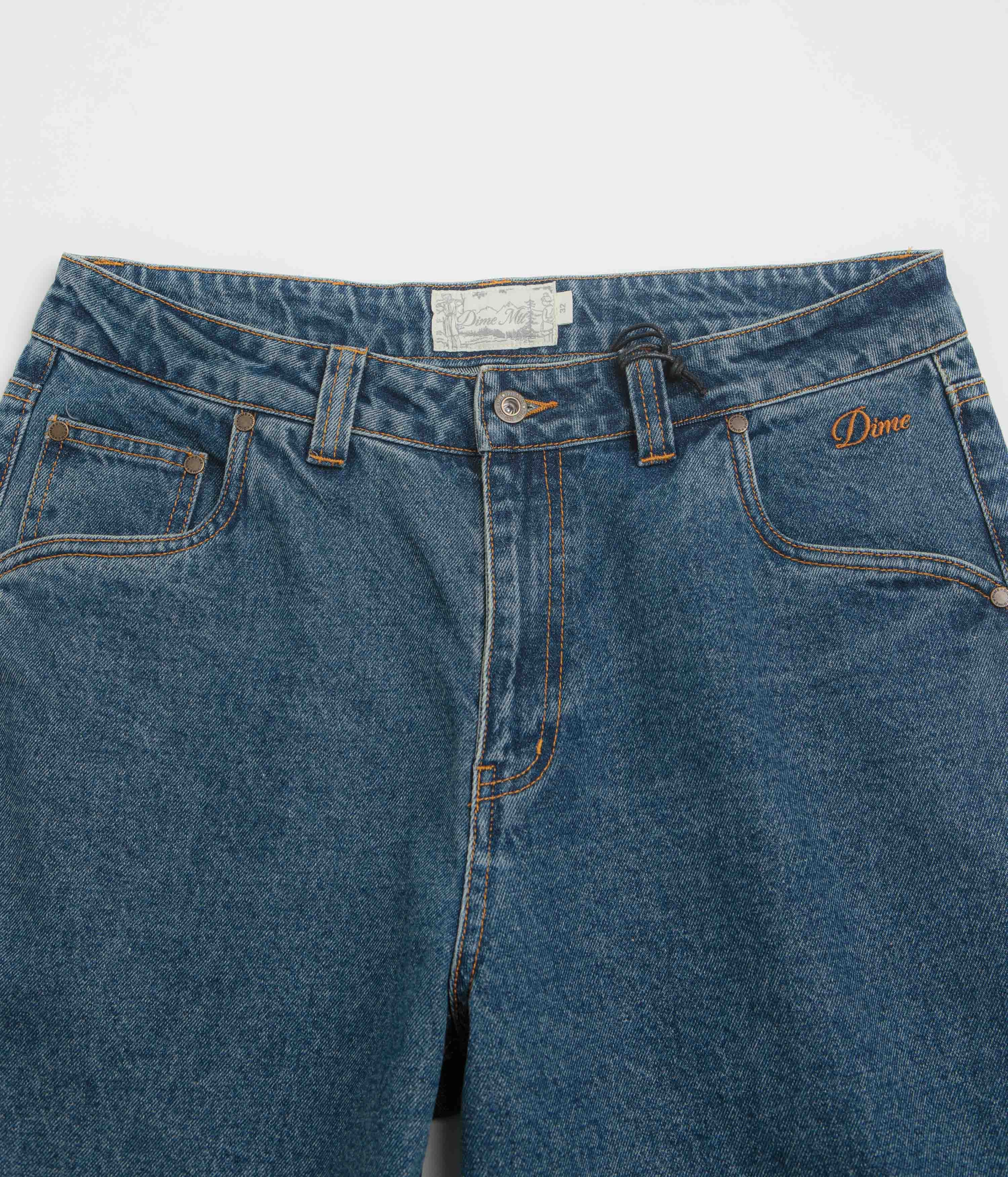 Dime Baggy Denim Pants - Knowtomatic Blue Movement Ready Fit Light Fit Wear