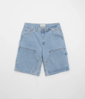 windproof Dime Carpenter Denim Shorts - Blue Washed