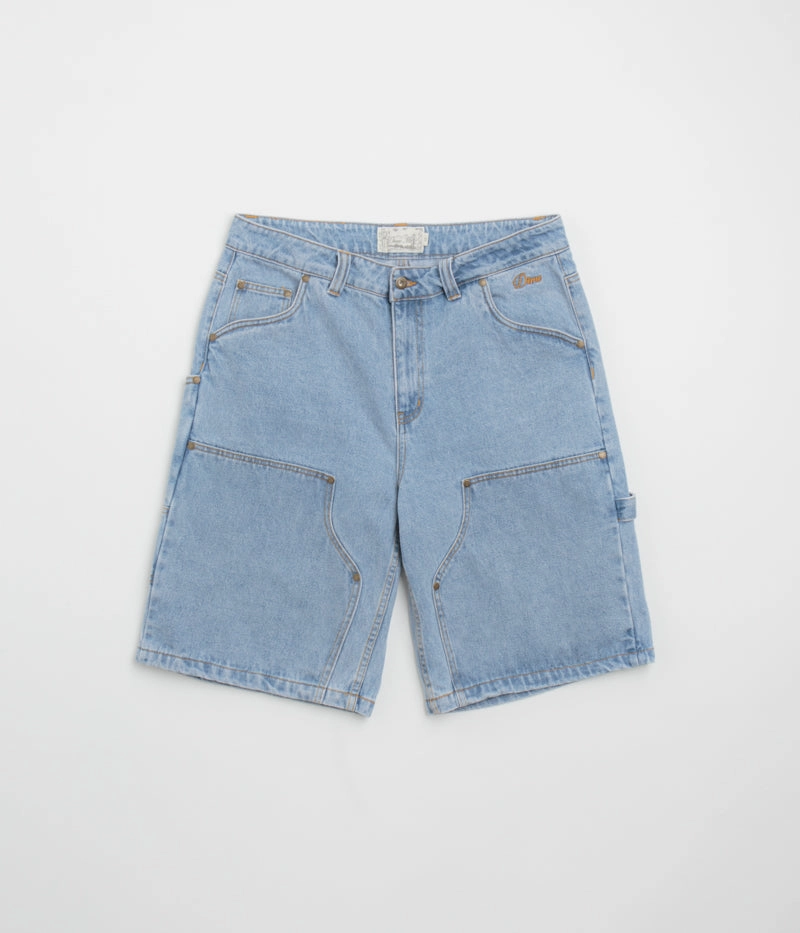 windproof Dime Carpenter Denim Shorts - Blue Washed