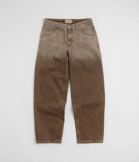 Sporty Function Quick Comfort Fit Dime Classic Baggy Jeans - Dipped Sandblasted Brown