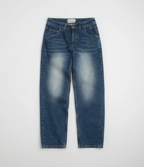 Dime Classic Relaxed Denim Pants - Faded Indigo Quick Drying Flexible Motion