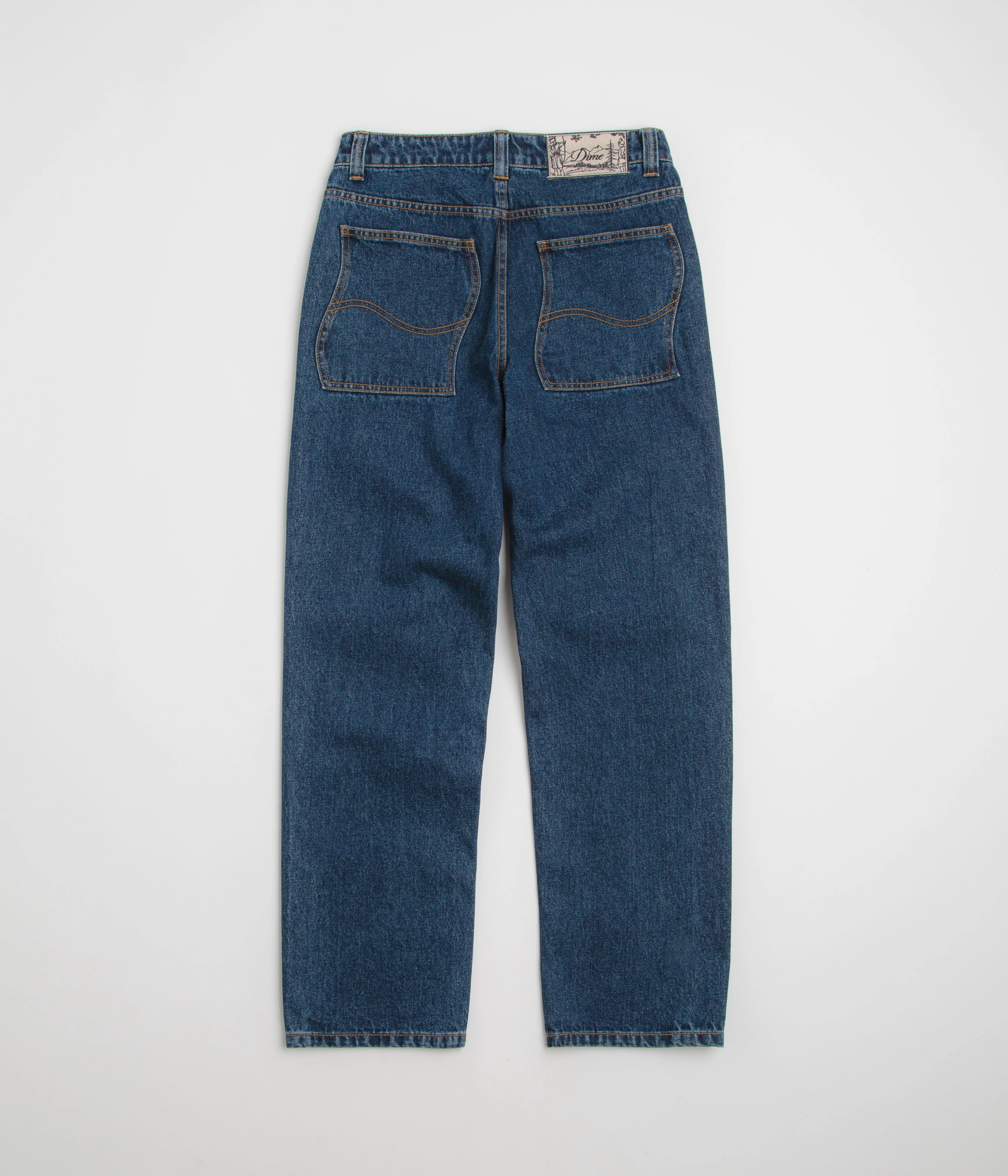 Dime Classic Relaxed Denim Pants - Faded Indigo Casual Edge