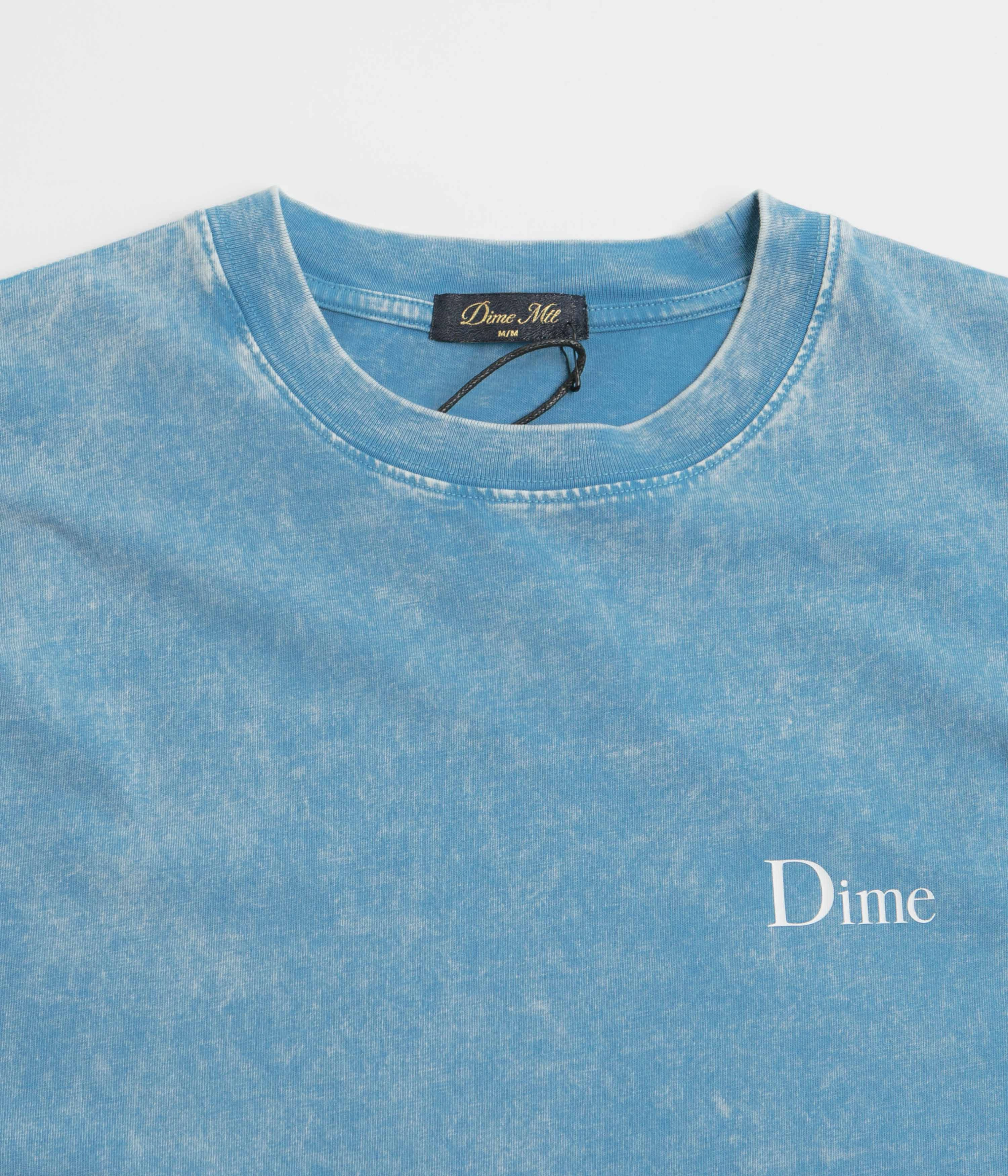 Cozy Look Quick-Dry Fabric Dime Classic Small Logo T-Shirt - Faded Sky