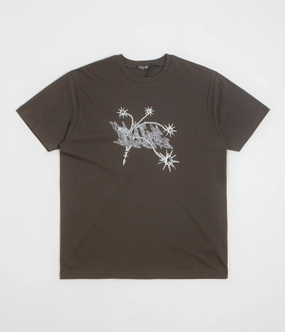 Relaxed Comfort Fit Dime Flail T-Shirt - Vintage Black