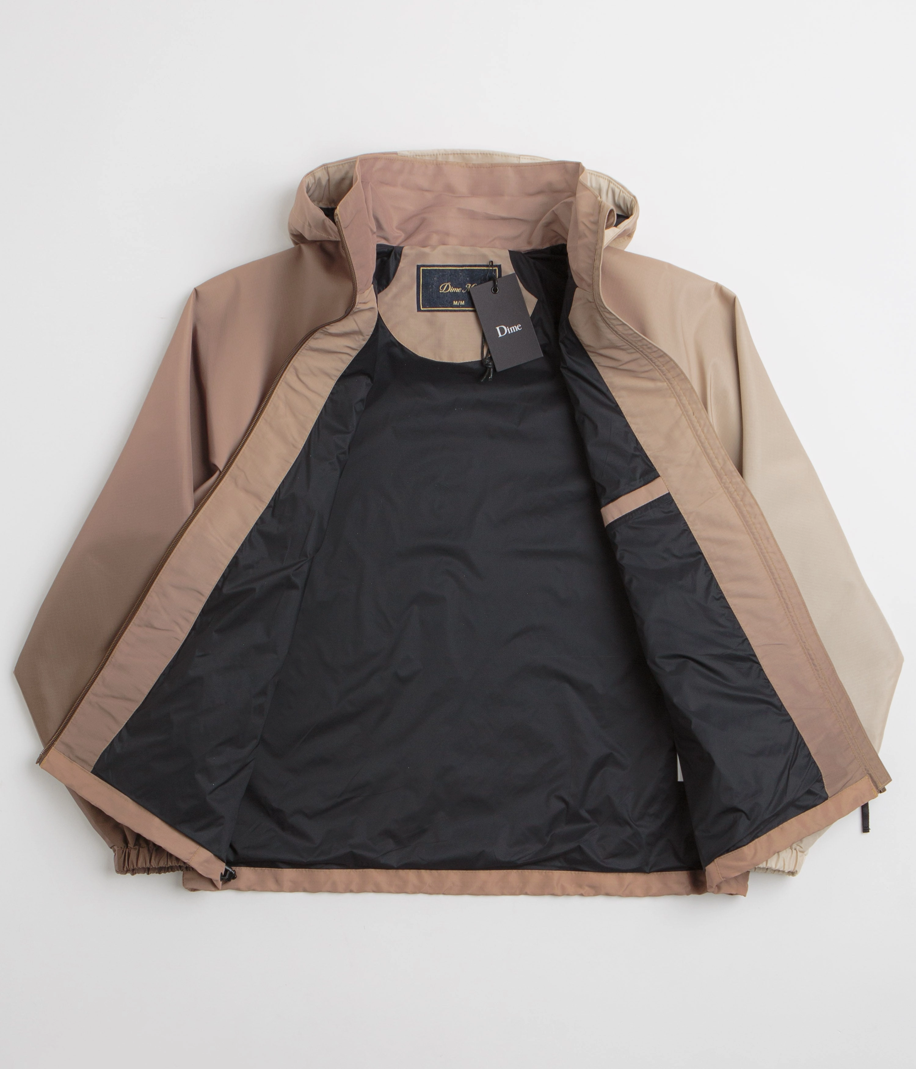 Dime Gradient Windbreaker Jacket - Brown Rain Guard