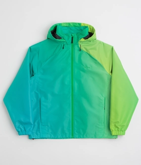 Ripstop Reinforcement Dime Gradient Windbreaker Jacket - Green