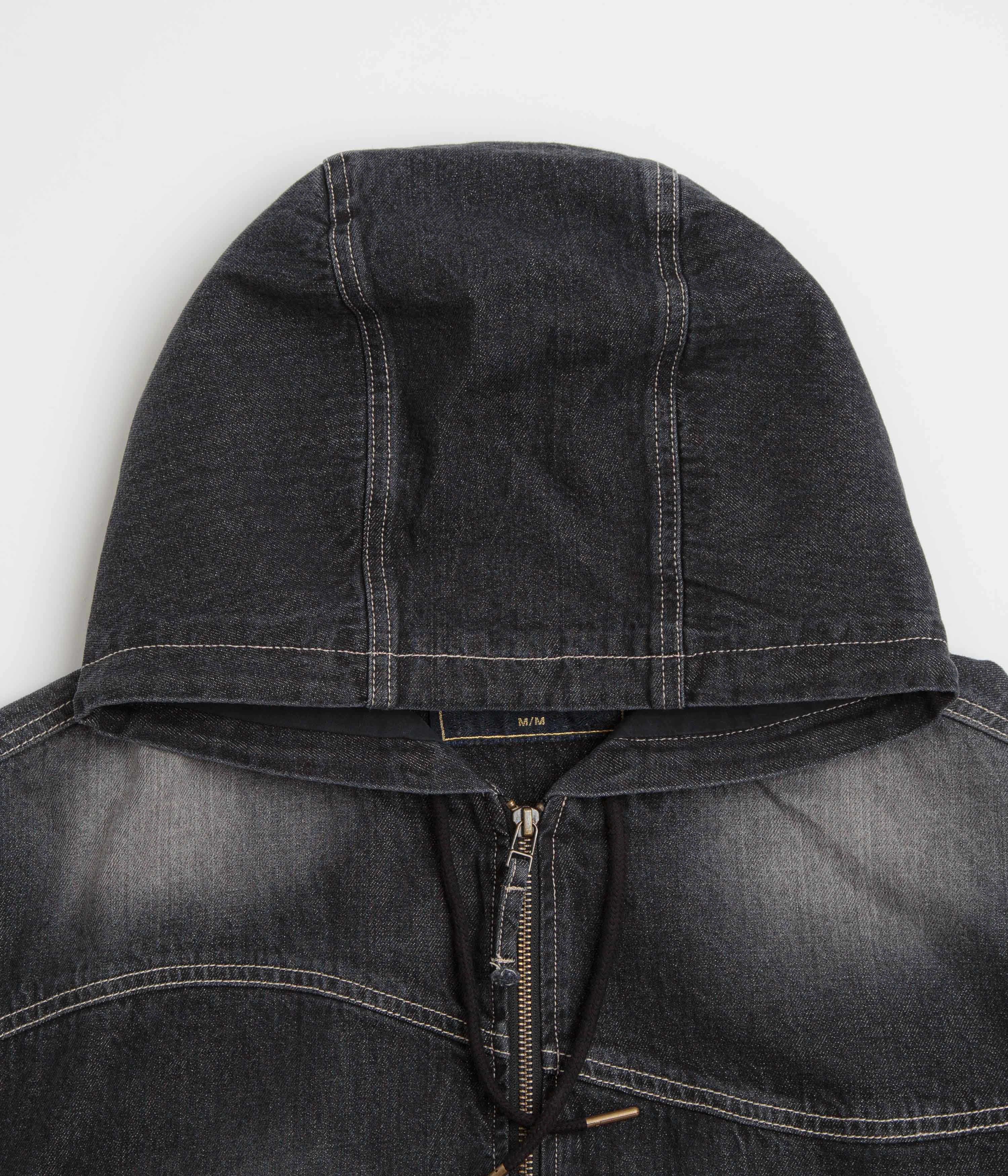 Dime Hooded Utility Jacket - Sandblasted Black Light Reflectivity Trim
