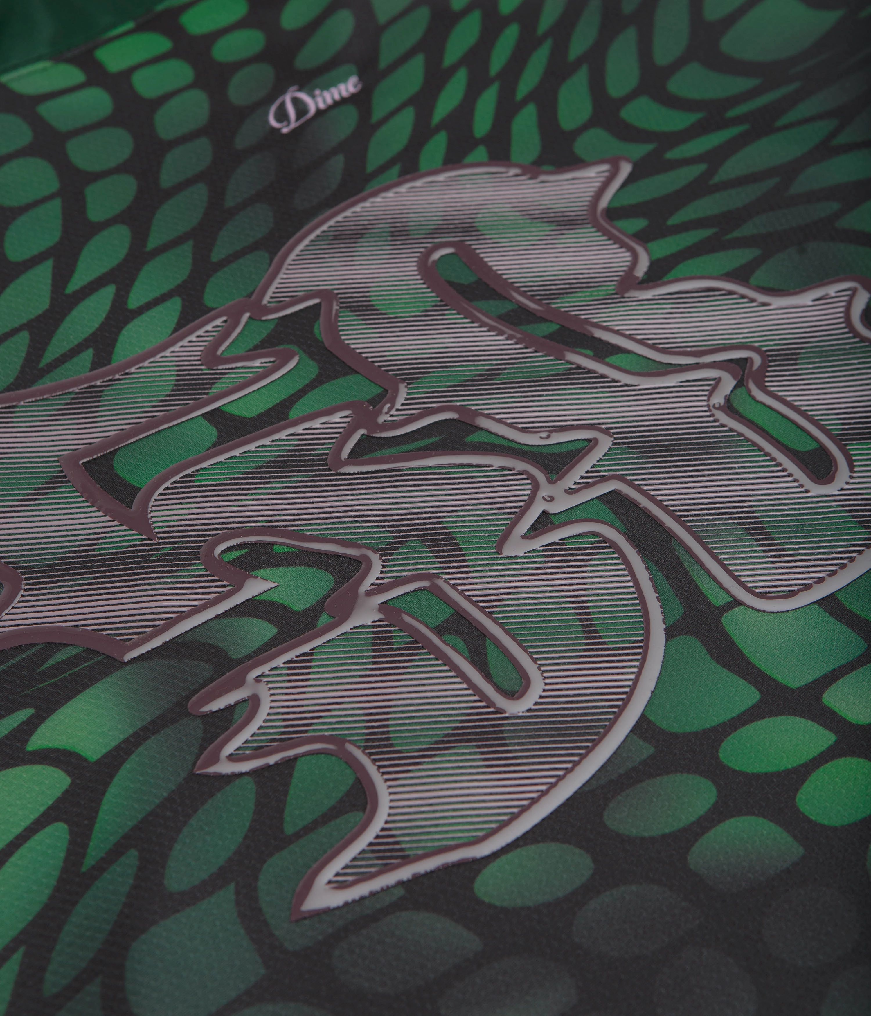 Dime N50 Jersey - Dark Green Smooth Flatlock Stitching
