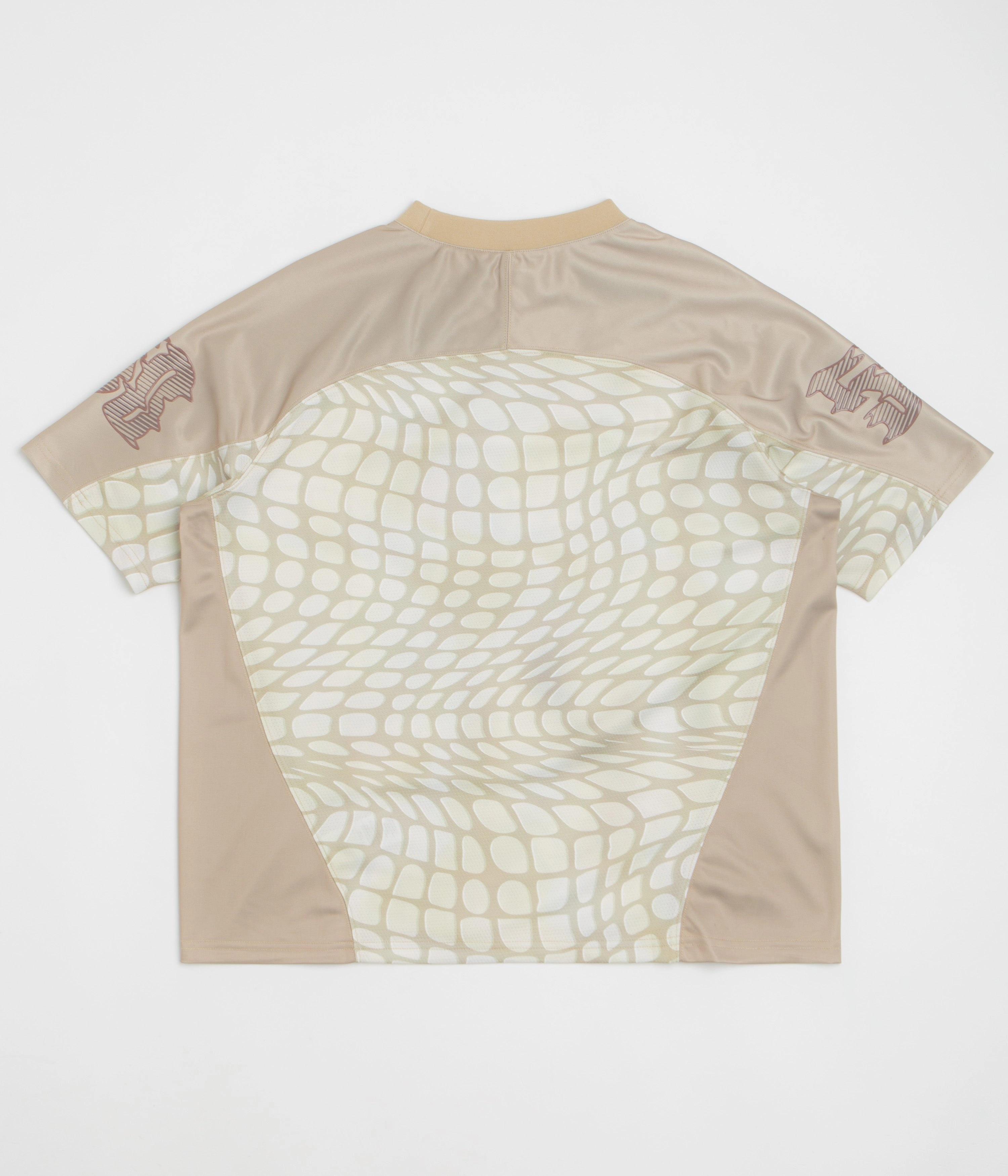 Dime N50 Jersey - Taupe Relax Comfort Style Sublimation Printed Collar