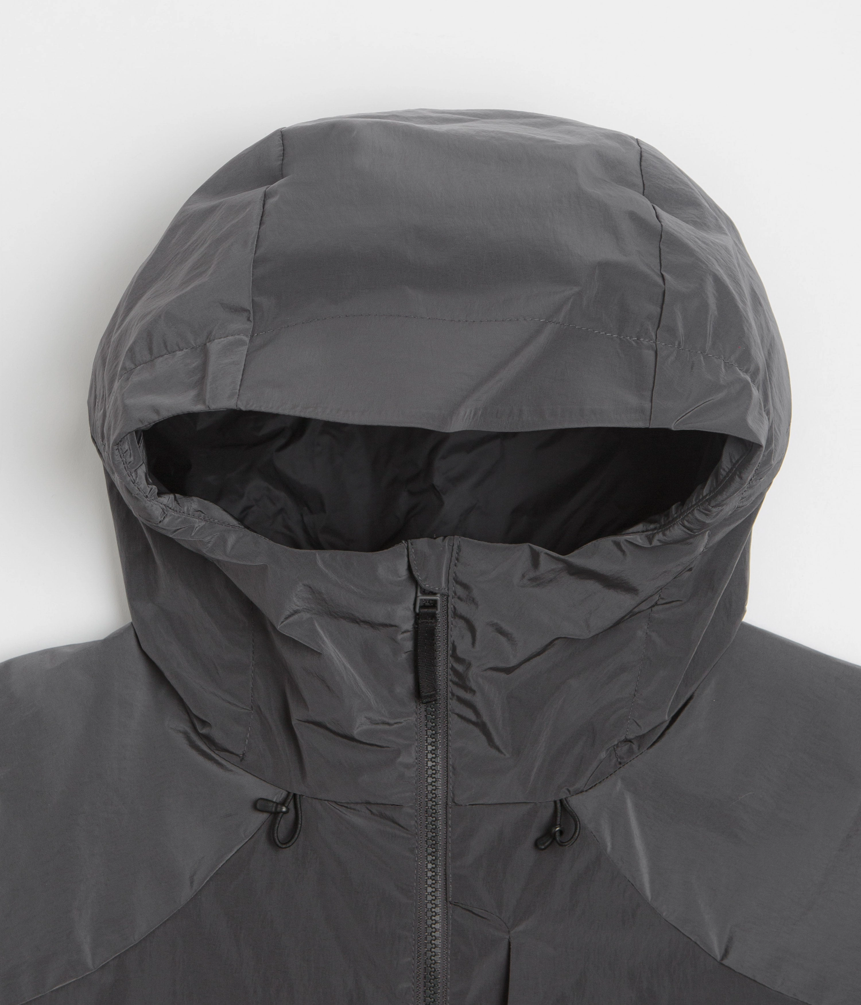 Tailored Cut Outdoor Adventure Dime Taffeta Windbreaker Full Zip Jacket - Storm
