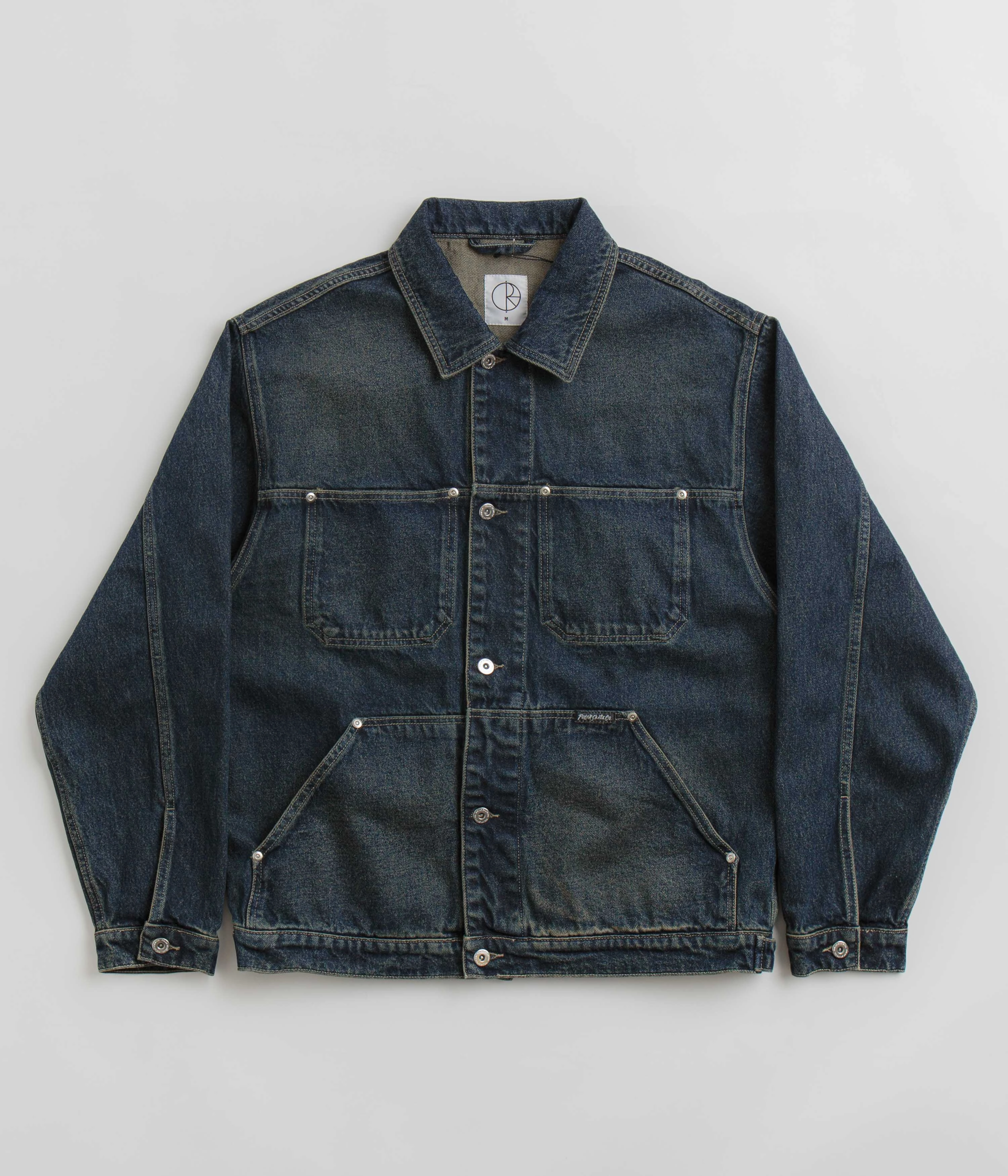 Magnetic Fasteners Go To Layer Polar Patrik Jacket - Dirty Blue
