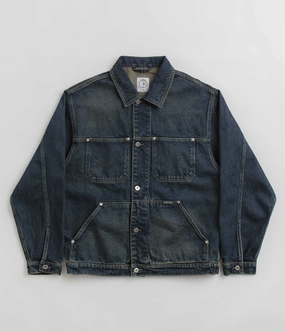 Magnetic Fasteners Go To Layer Polar Patrik Jacket - Dirty Blue