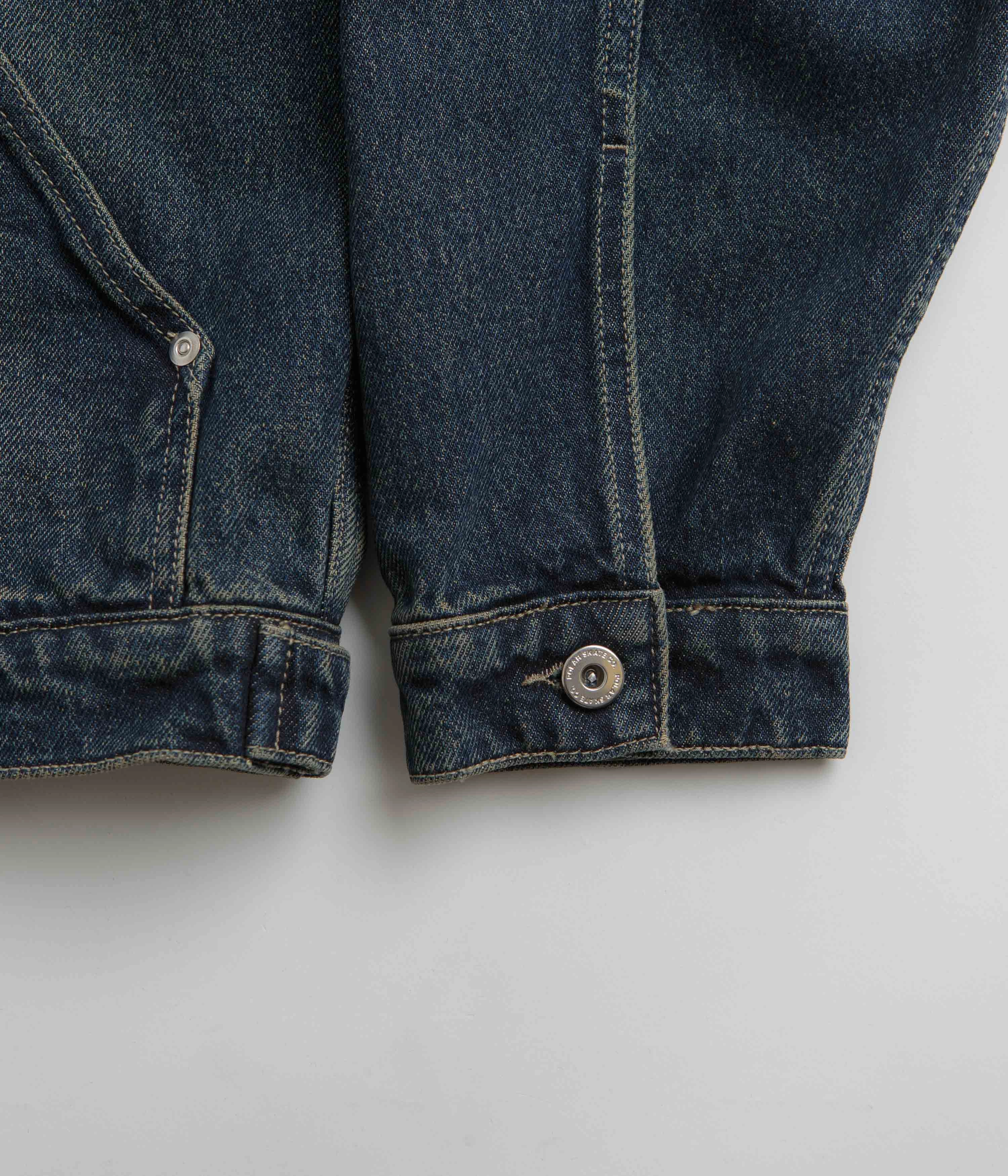 Polar Patrik Jacket - Dirty Blue Evening Chill Piece Matte Fabric