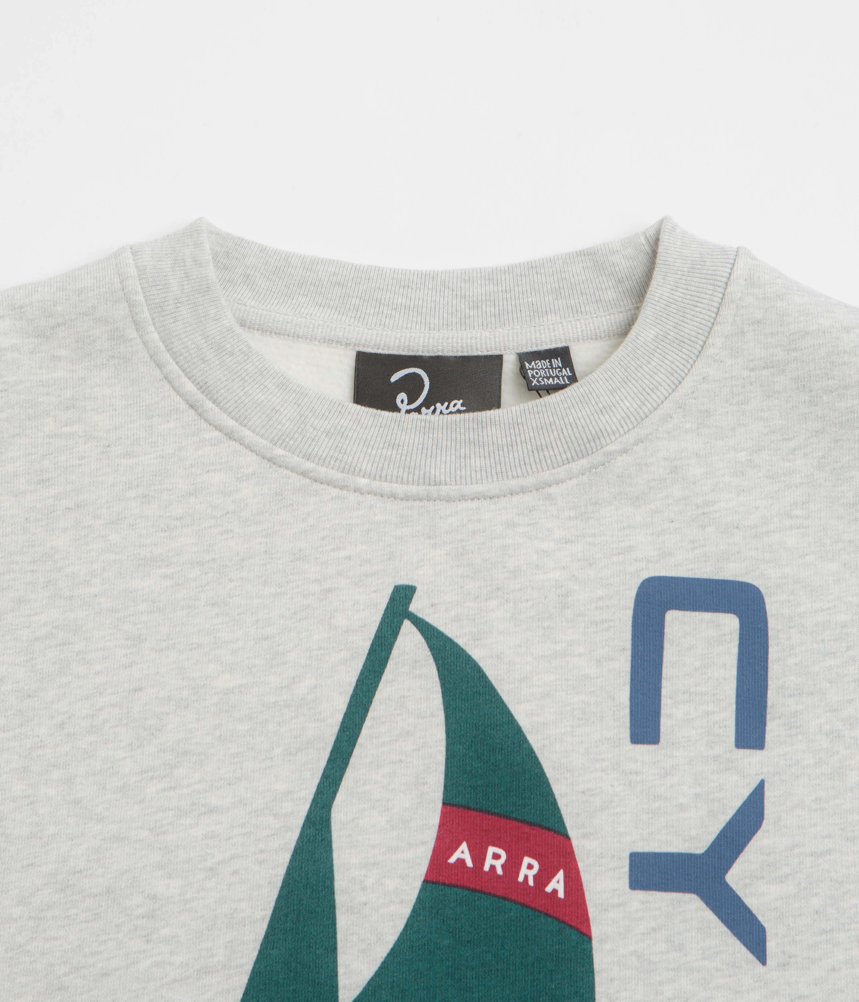 Cozy Style Wear Trendy Wardrobe by Parra Sail Bike Crewneck Sweatshirt - Heather Grey