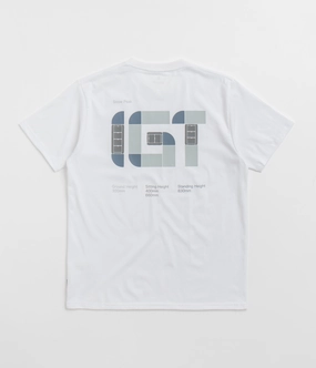 Flattering Fit Essential Look Snow Peak IGT Logo T-Shirt - White