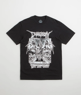 Dungeon Grave Retreat T-Shirt - Black Anti Static Treatment Active Wearable