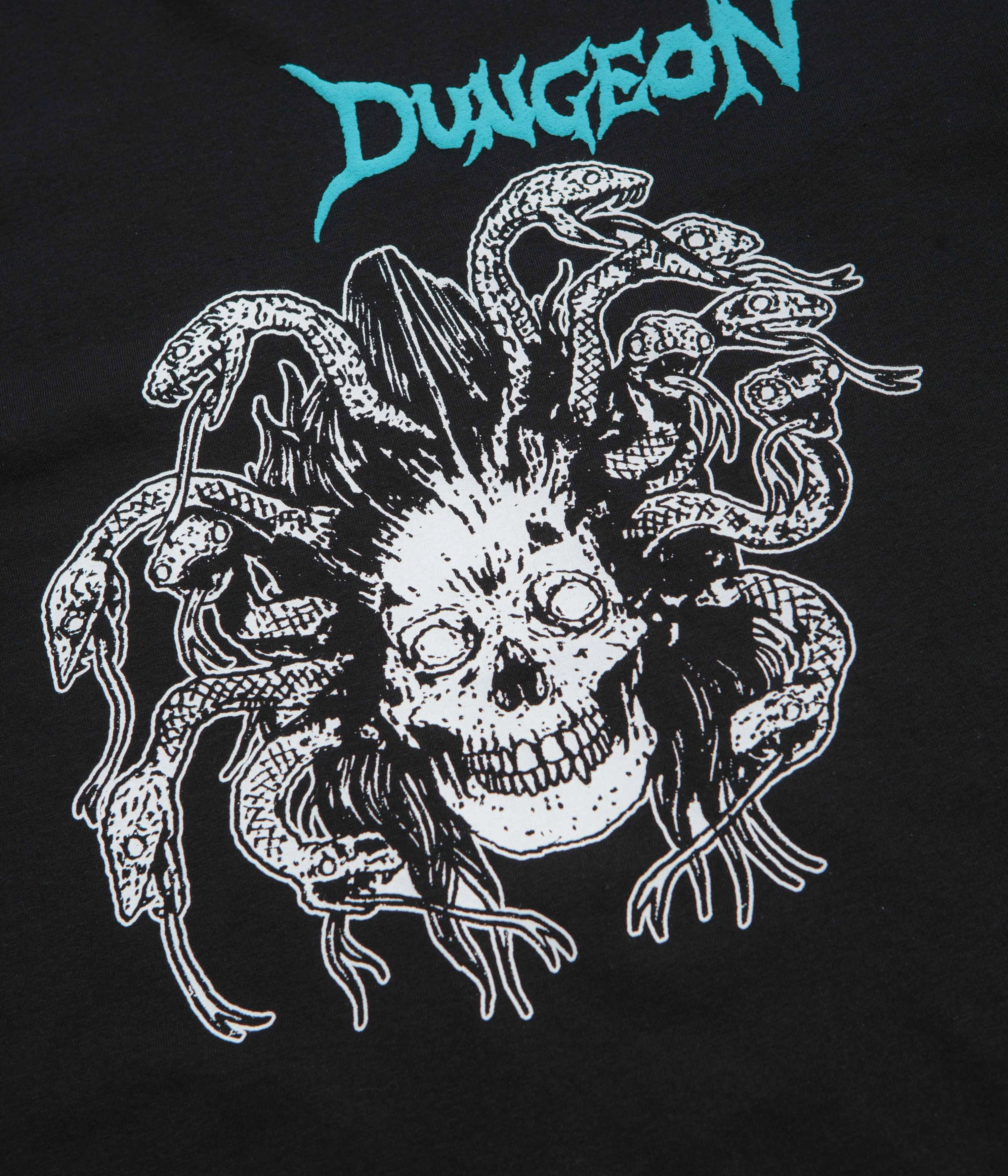 Classic Wearable Dungeon Medusa Long Sleeve T-Shirt - Black