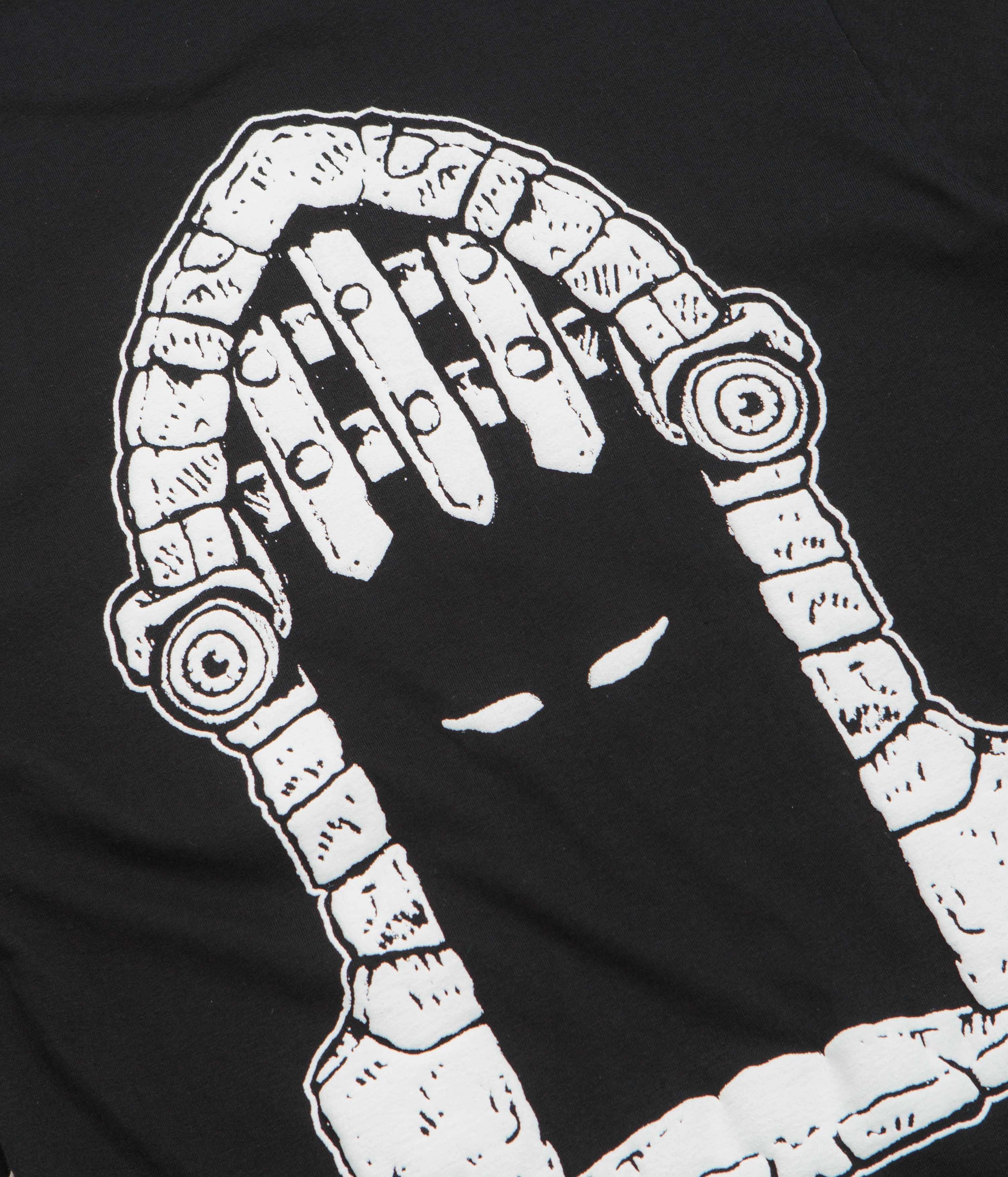 Dungeon Portcullis Logo Long Sleeve T-Shirt - Black Casual Vibe Wear