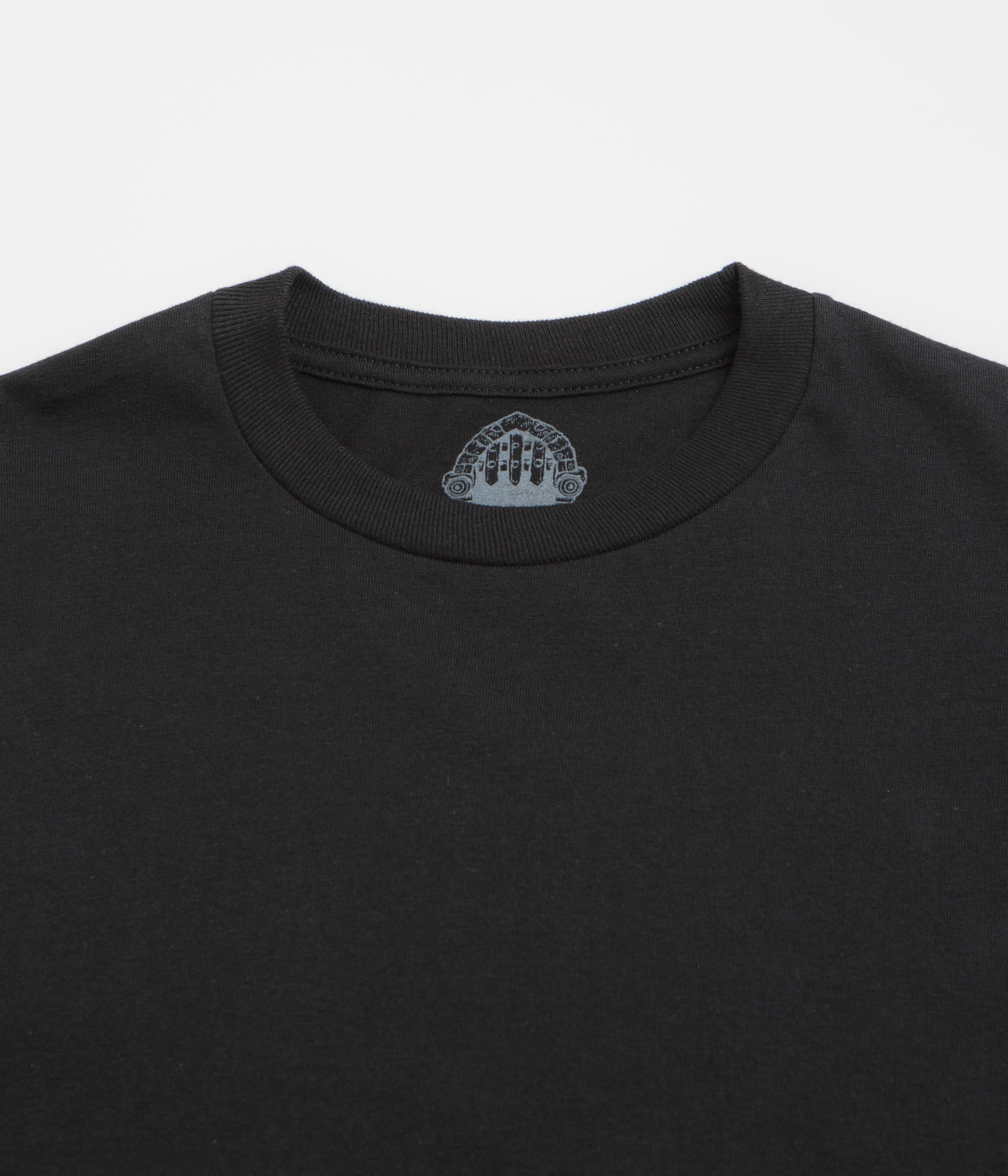 Dungeon Portcullis Logo Long Sleeve T-Shirt - Black Evergreen Fashion Comfort