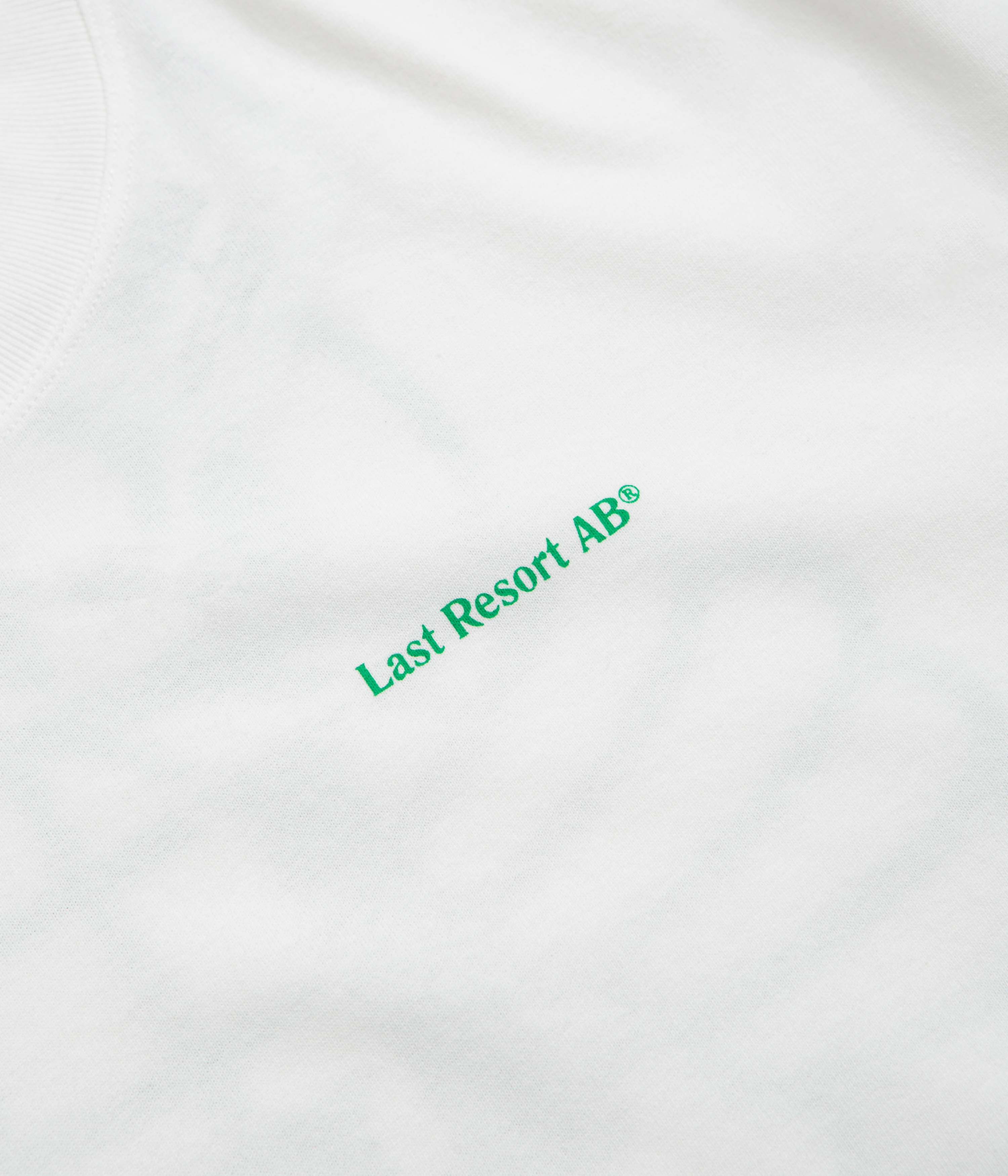 Last Resort AB Atlas Monogram T-Shirt - White / Kelly Green Relax Comfort Style