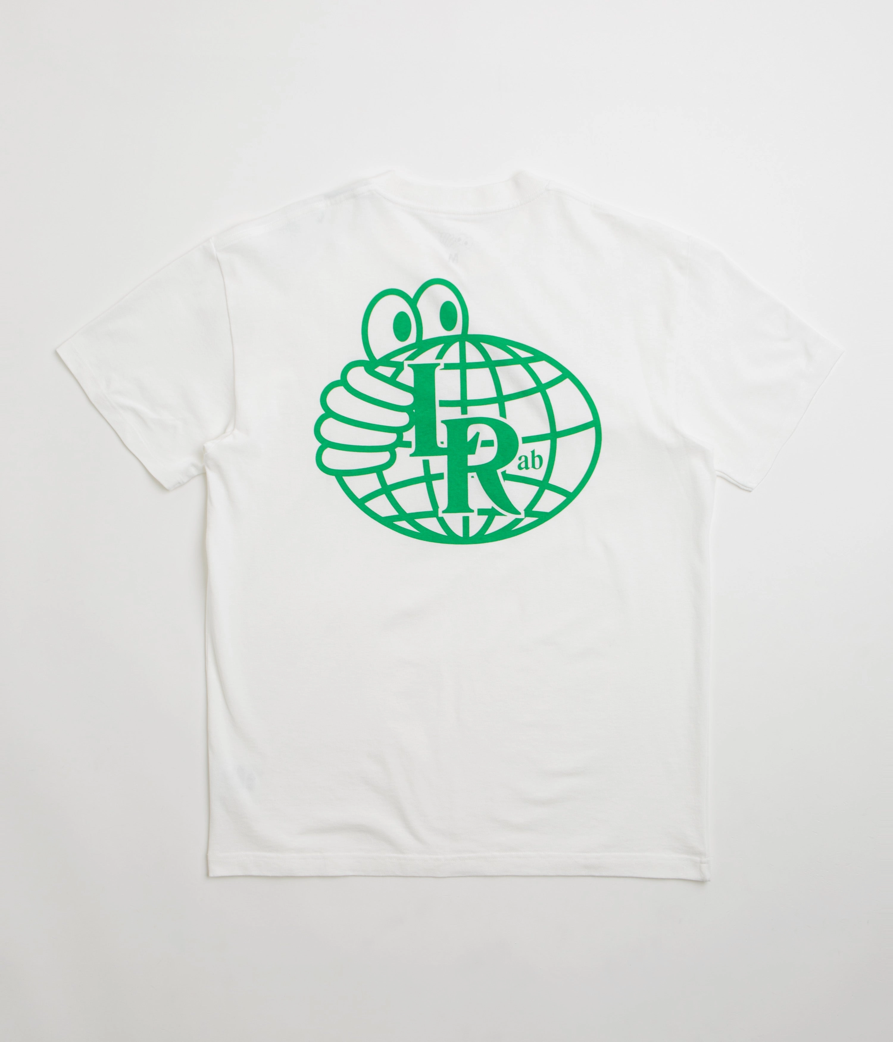 Last Resort AB Atlas Monogram T-Shirt - White / Kelly Green Cozy Feeling Everyday Look Wear