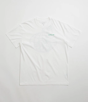 Last Resort AB Atlas Monogram T-Shirt - White / Kelly Green Dimensional Stability Weave Light Fashion