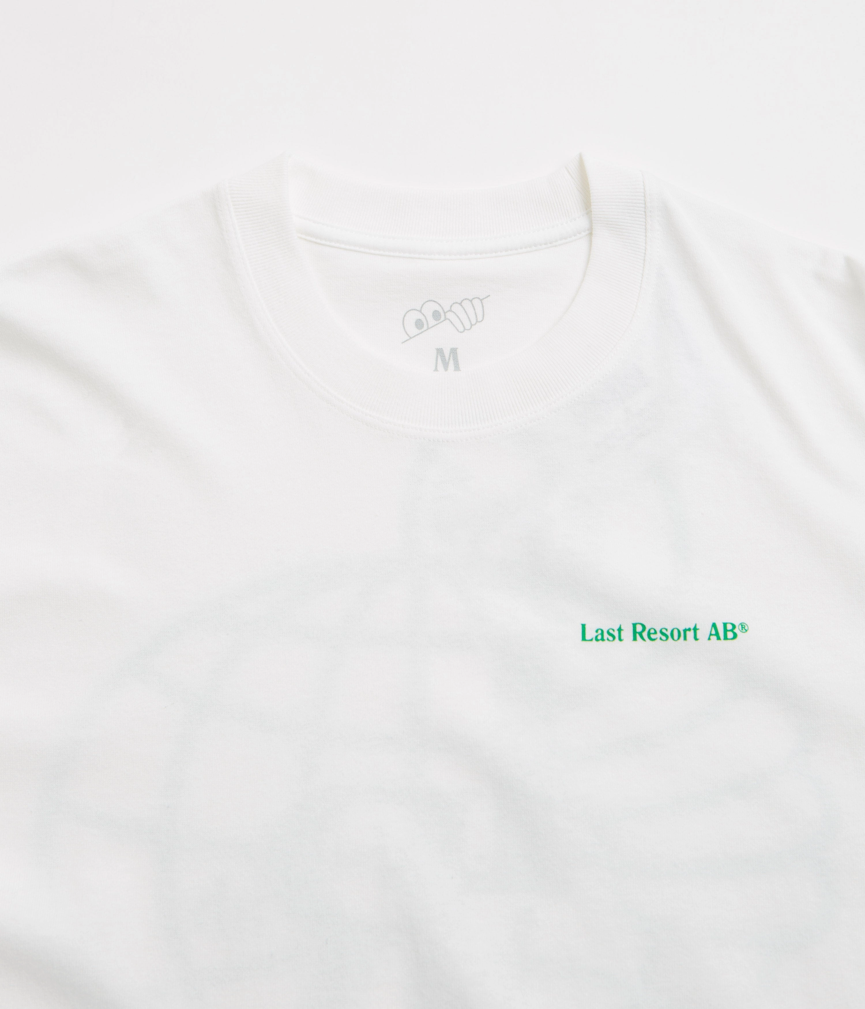 Last Resort AB Atlas Monogram T-Shirt - White / Kelly Green Trendy Casual Wear