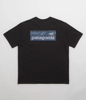Patagonia Boardshort Logo Pocket Responsibili-Tee T-Shirt - Ink Black All-day Comfort