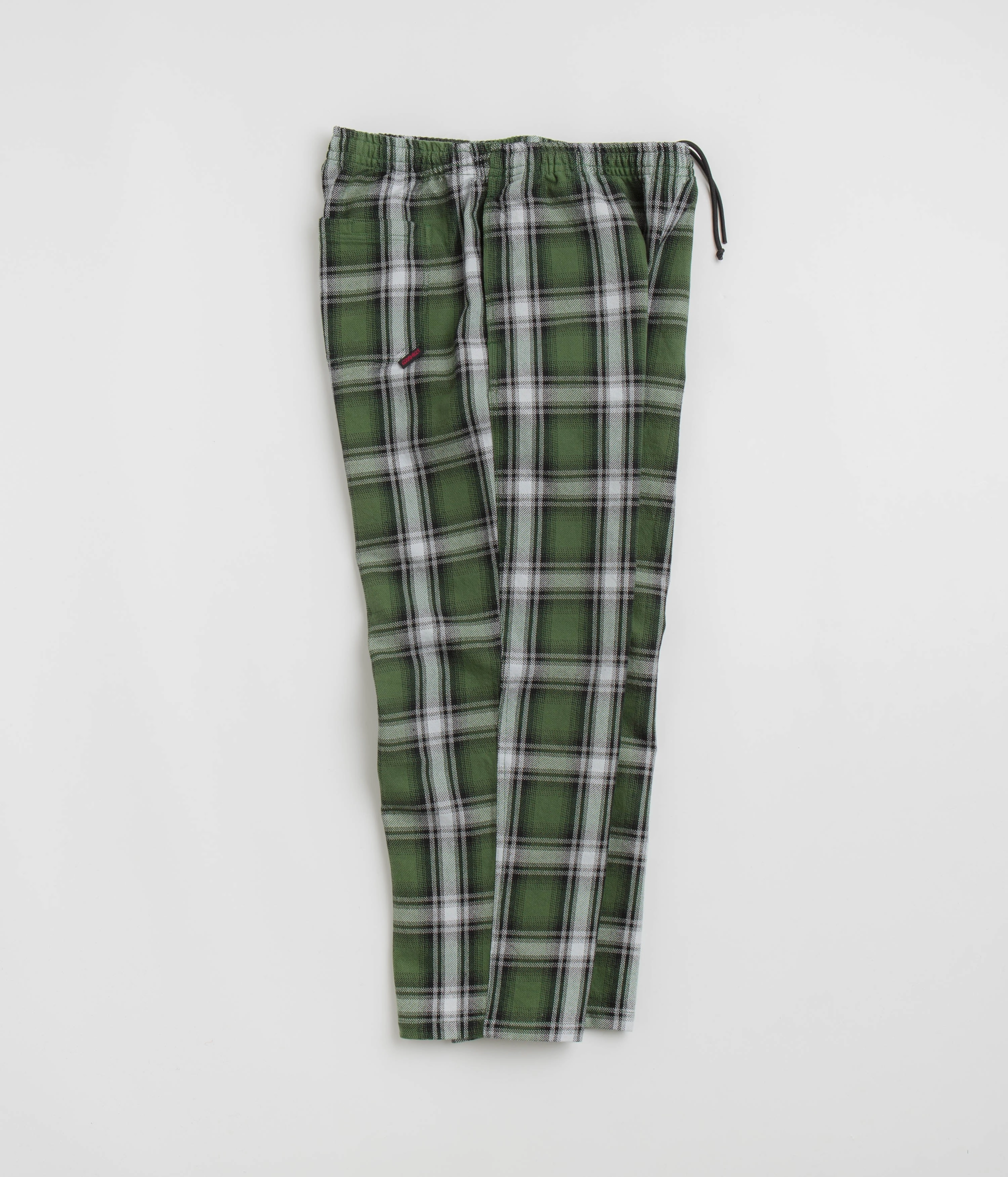 anti slip grip Gramicci Swell Flannel Checkered Pants - Big Check