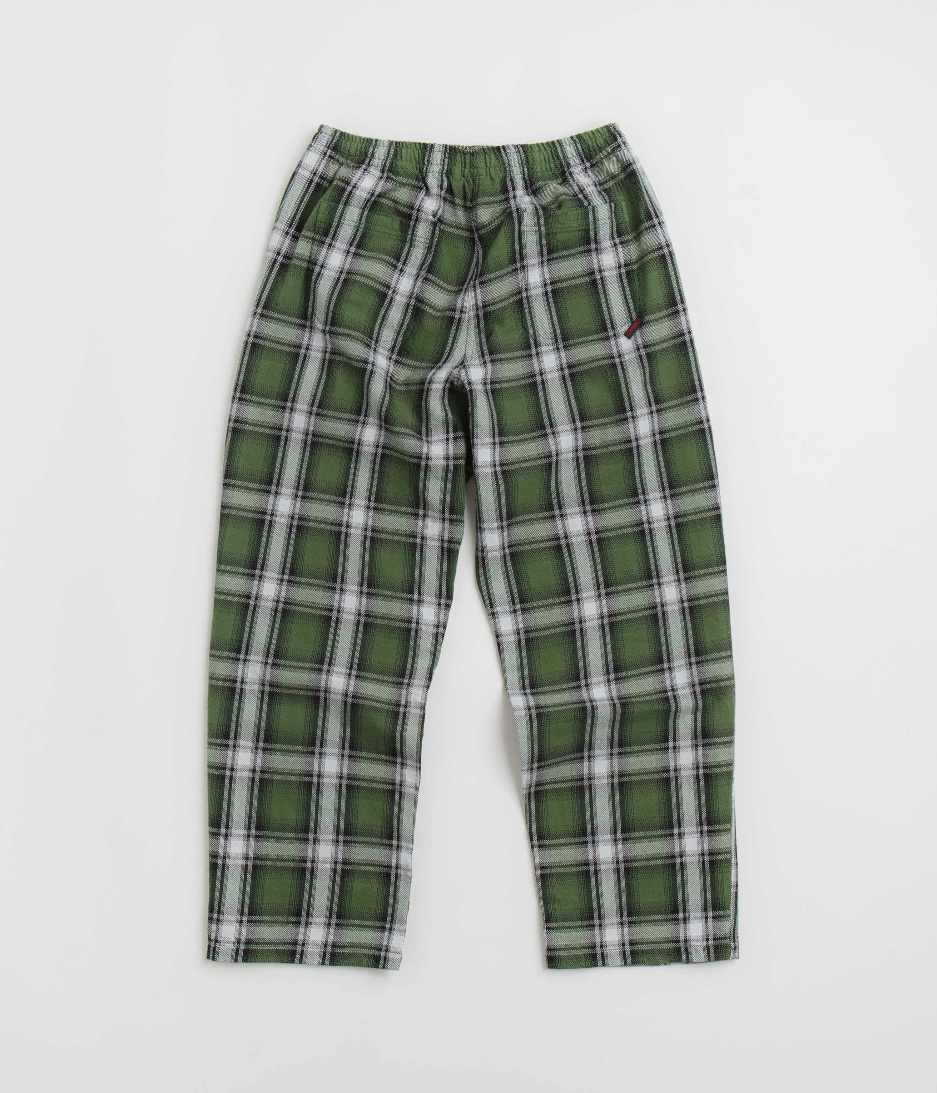 Fashion Staple Gusseted Crotch Gramicci Swell Flannel Checkered Pants - Big Check