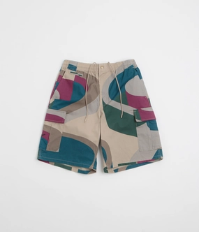 Free Movement by Parra The Wall Camo Shorts - Sand