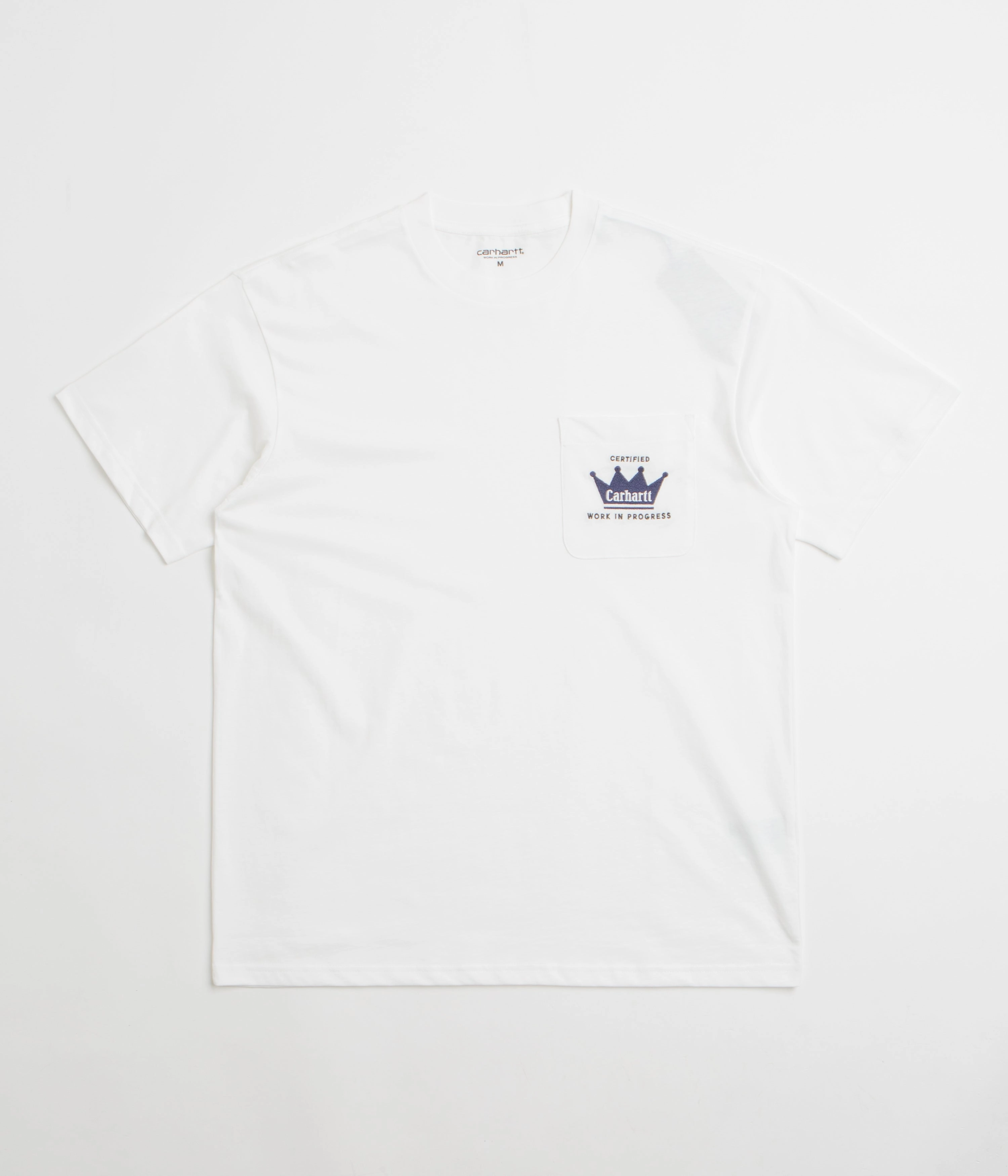 School Uniform All-Season Comfort Carhartt Crown Pocket T-Shirt - White